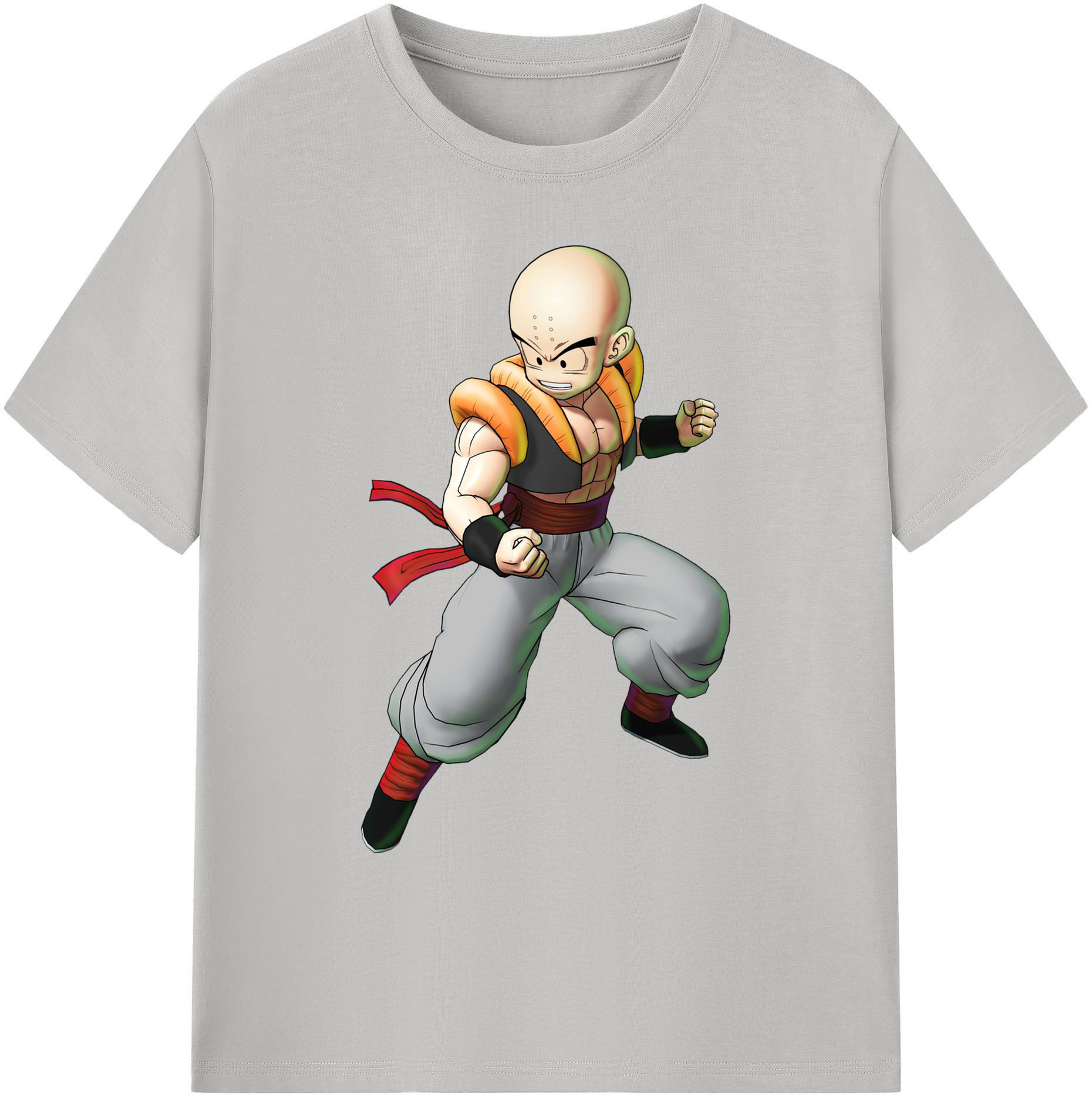 ドラゴンボール クリリン DRAGON BALL krillin 綿100％ メンズ半袖Tシャツ｜肌触りやわらか＆通気性