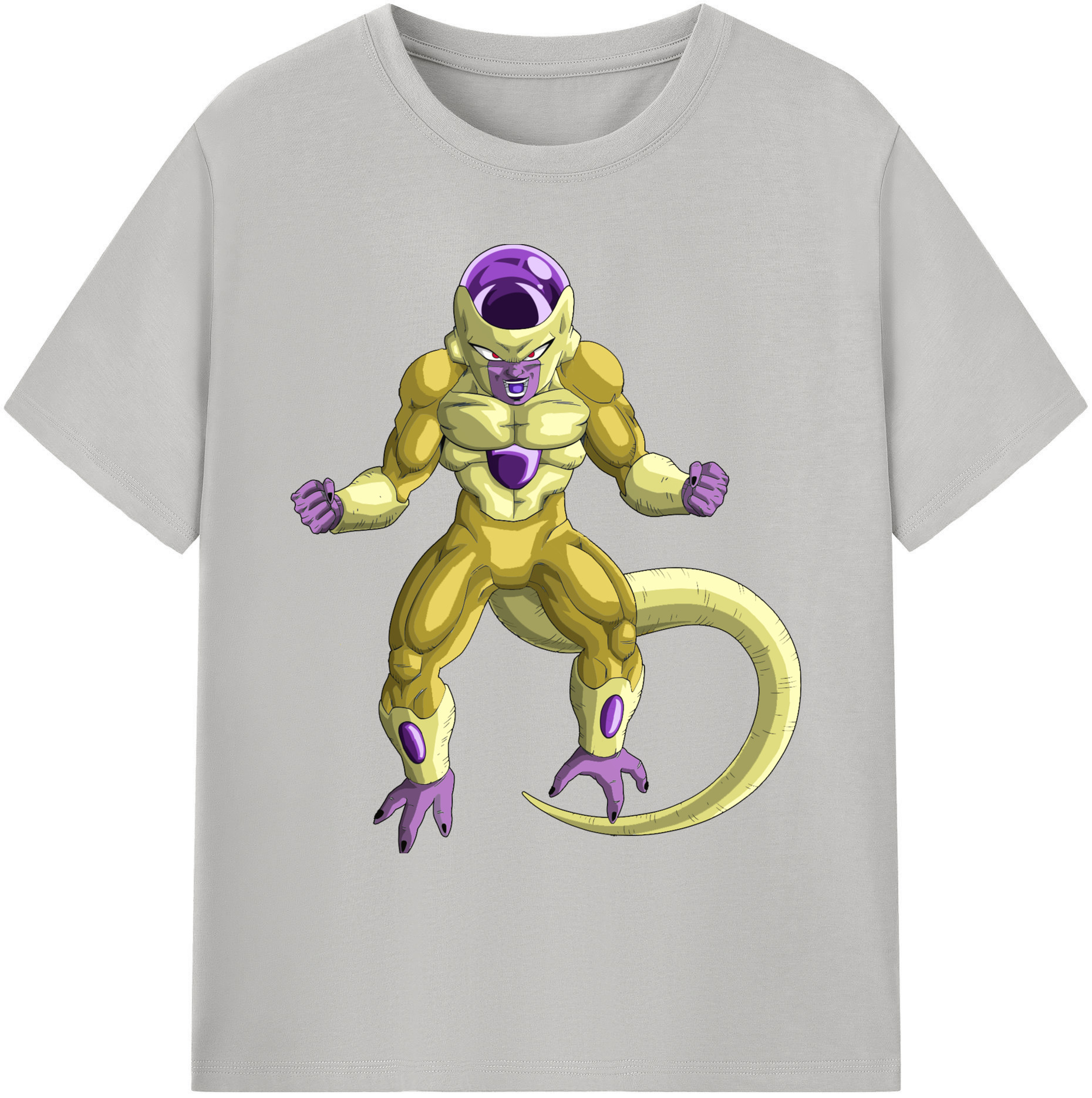 （画像用） ドラゴンボール フリーザ DRAGON BALL Frieza 綿100％ メンズ半袖Tシャツ｜肌触りやわらか＆通気性