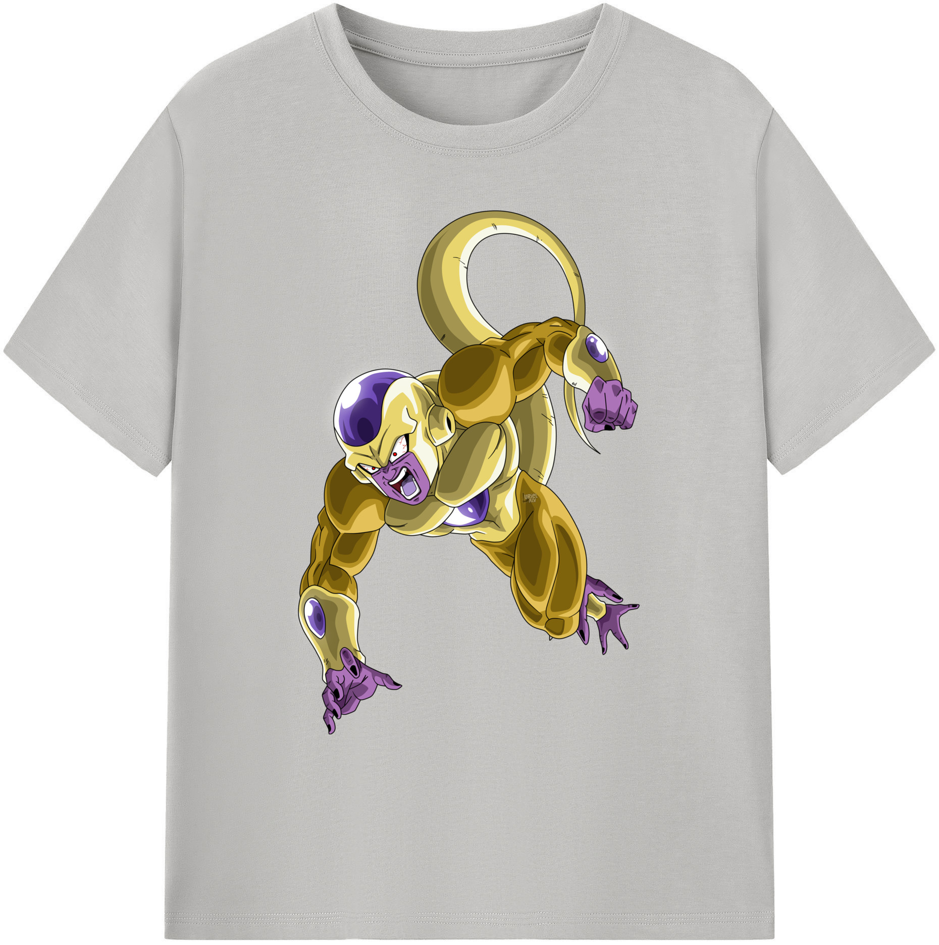 （画像用） ドラゴンボール フリーザ DRAGON BALL Frieza 綿100％ メンズ半袖Tシャツ｜肌触りやわらか＆通気性