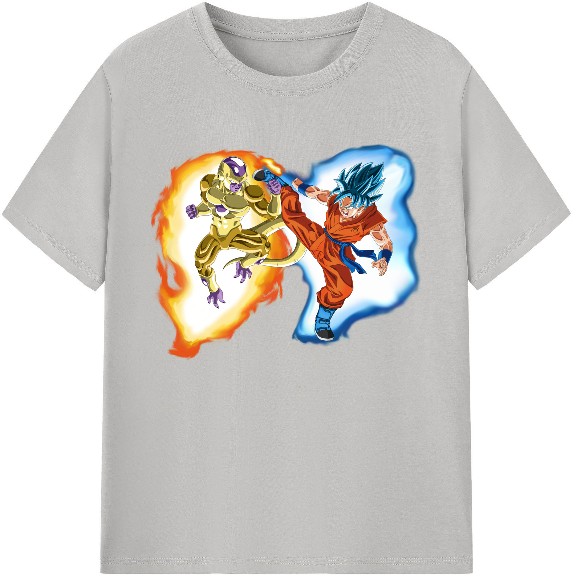 （画像用） ドラゴンボール フリーザ DRAGON BALL Frieza 綿100％ メンズ半袖Tシャツ｜肌触りやわらか＆通気性