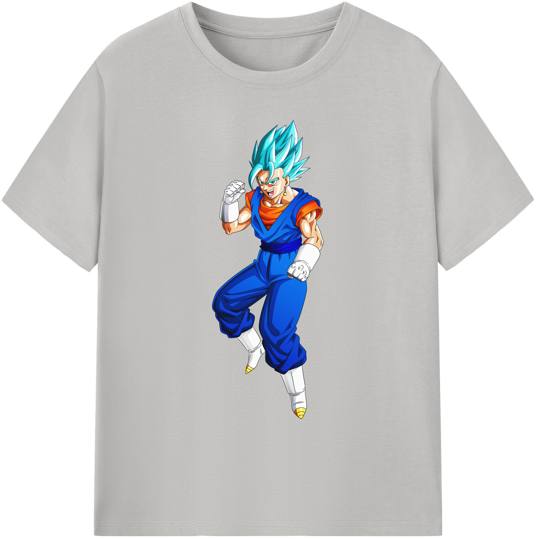 （画像用） ドラゴンボール ベジット DRAGON BALL Vegetto 綿100％ メンズ半袖Tシャツ｜肌触りやわらか＆通気性