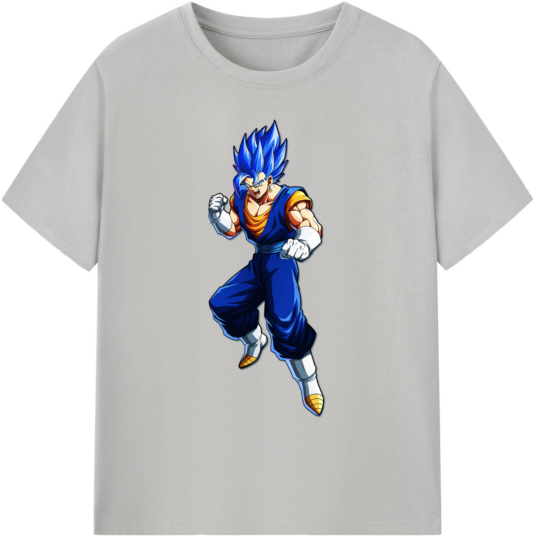 （画像用） ドラゴンボール ベジット DRAGON BALL Vegetto 綿100％ メンズ半袖Tシャツ｜肌触りやわらか＆通気性