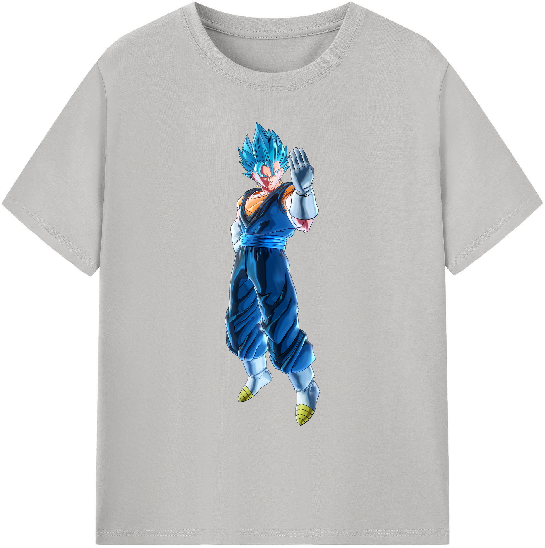 （画像用） ドラゴンボール ベジット DRAGON BALL Vegetto 綿100％ メンズ半袖Tシャツ｜肌触りやわらか＆通気性