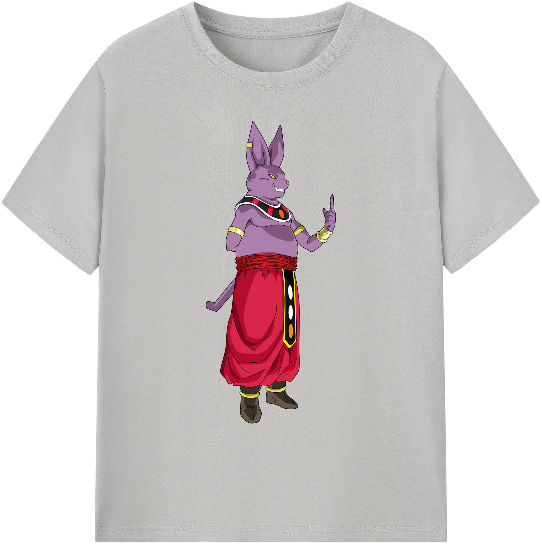 （画像用） ドラゴンボール シャンパ DRAGON BALL Champa 綿100％ メンズ半袖Tシャツ｜肌触りやわらか＆通気性