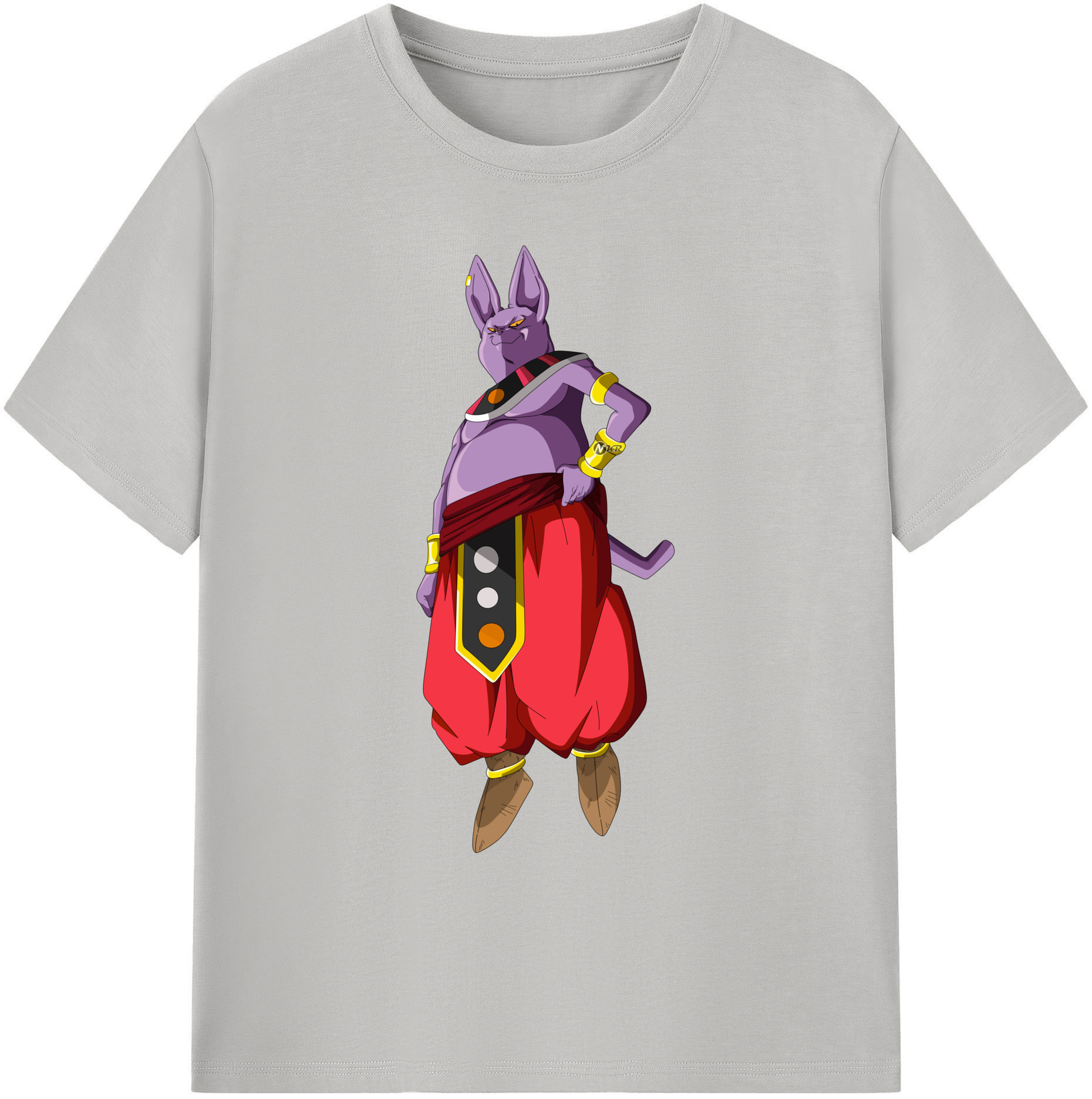 （画像用） ドラゴンボール シャンパ DRAGON BALL Champa 綿100％ メンズ半袖Tシャツ｜肌触りやわらか＆通気性