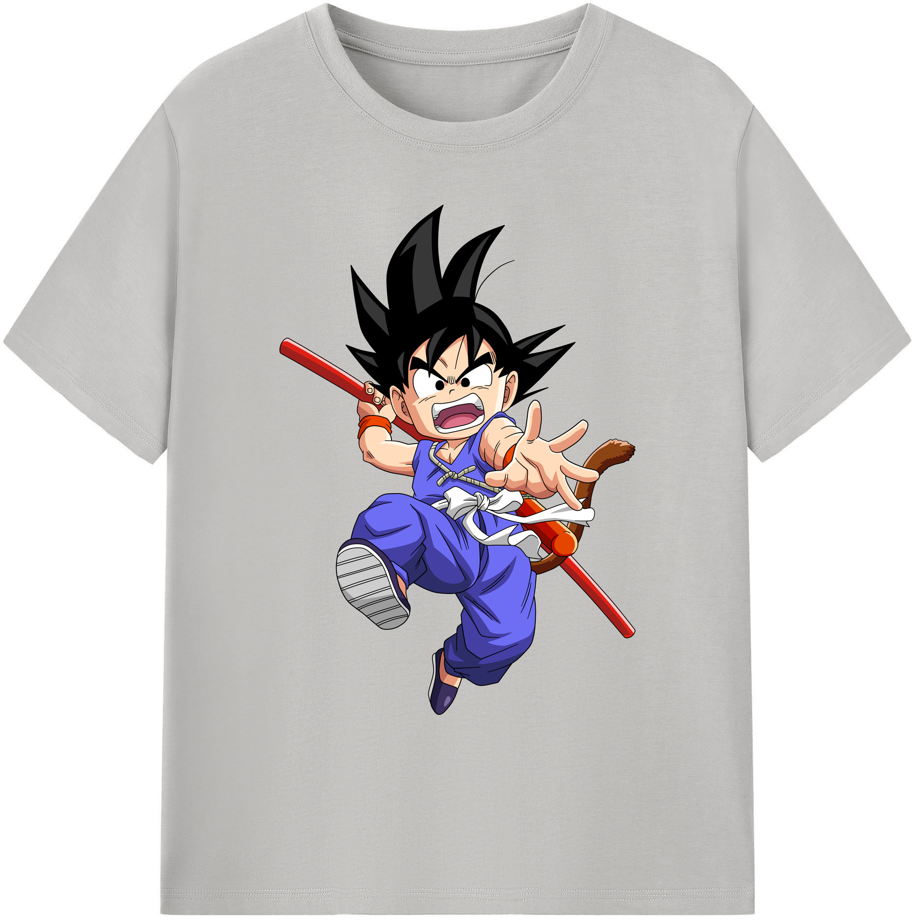 （画像用） ドラゴンボール 孫悟空（そん ごくう）Son Goku カカロット DRAGON BALL Kakarotto 綿100％ メンズ半袖Tシャツ｜肌触りやわらか＆通気性