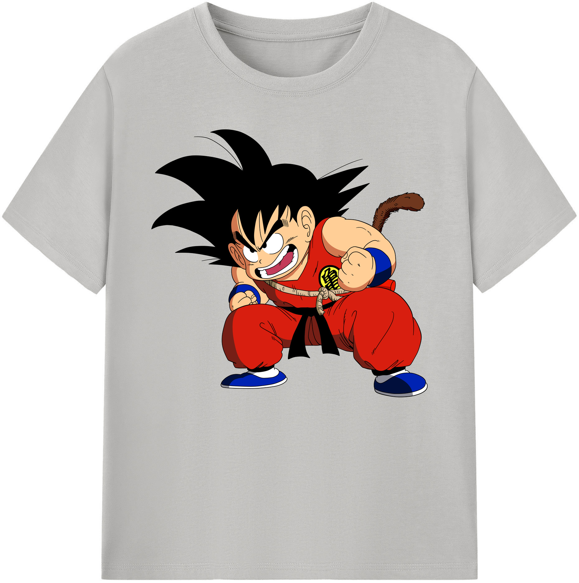 （画像用） ドラゴンボール 孫悟空（そん ごくう）Son Goku カカロット DRAGON BALL Kakarotto 綿100％ メンズ半袖Tシャツ｜肌触りやわらか＆通気性