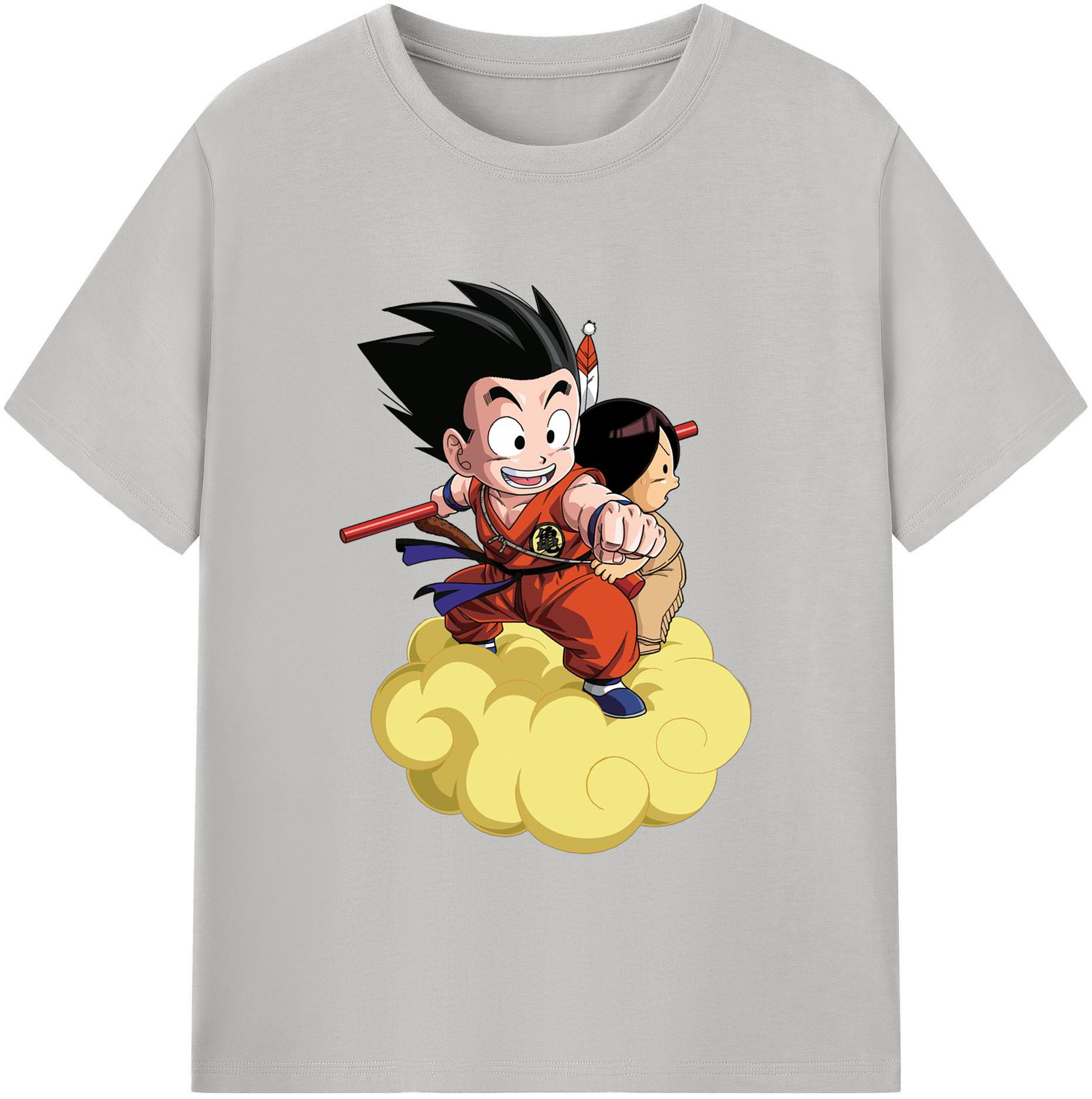 （画像用） ドラゴンボール 孫悟空（そん ごくう）Son Goku カカロット DRAGON BALL Kakarotto 綿100％ メンズ半袖Tシャツ｜肌触りやわらか＆通気性