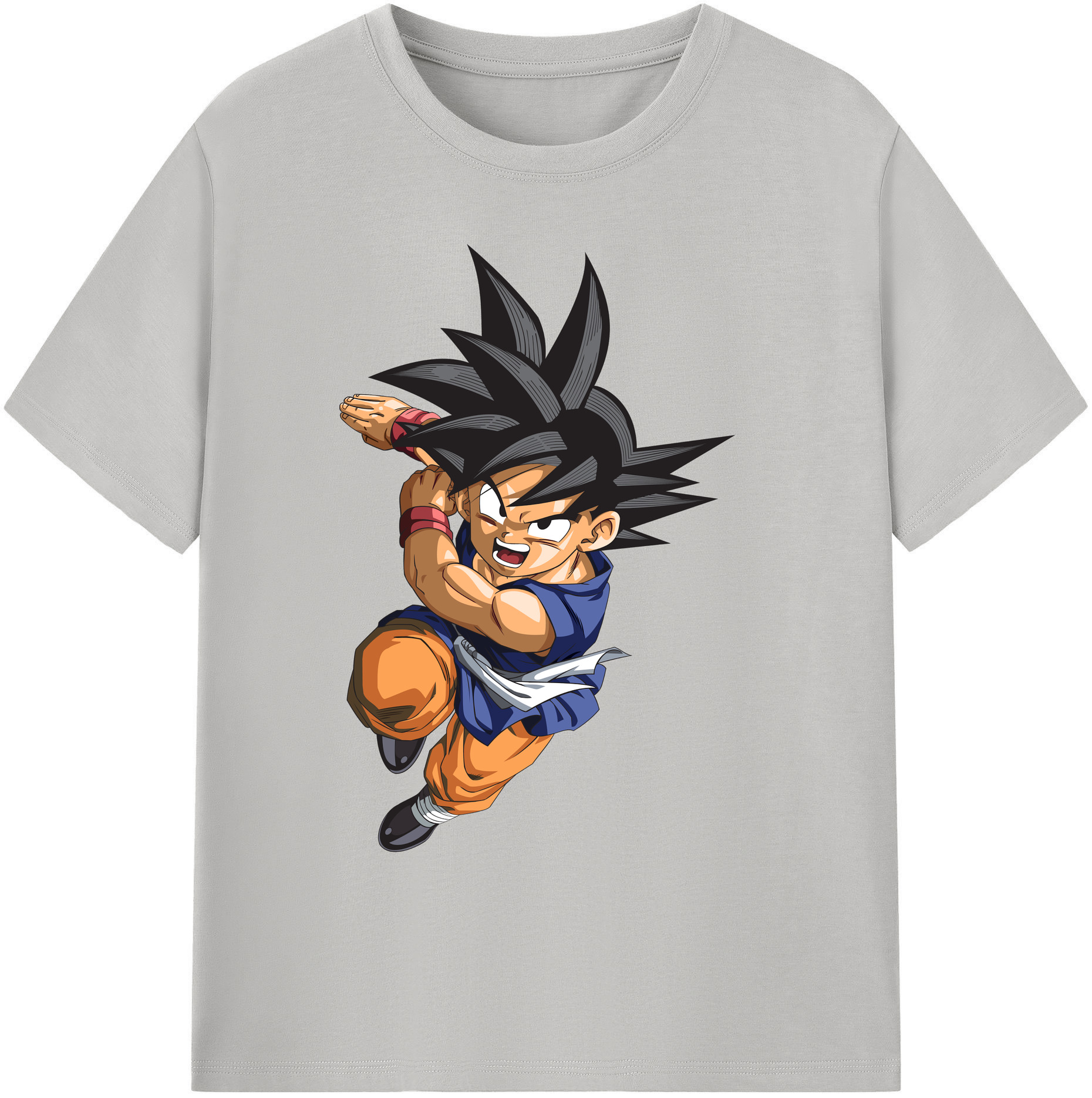 （画像用） ドラゴンボール 孫悟空（そん ごくう）Son Goku カカロット DRAGON BALL Kakarotto 綿100％ メンズ半袖Tシャツ｜肌触りやわらか＆通気性