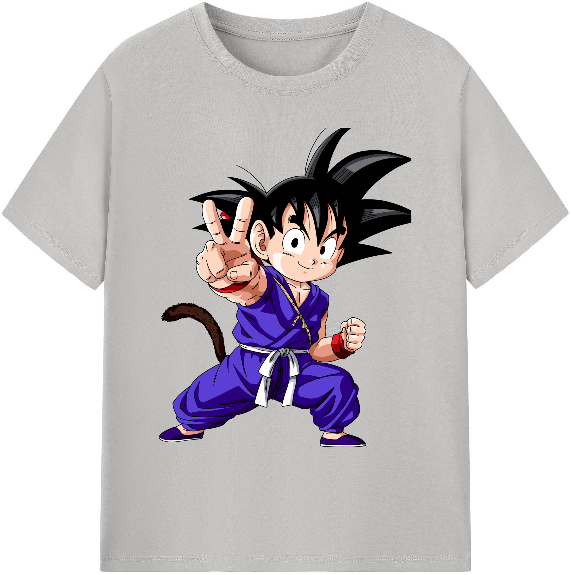 （画像用） ドラゴンボール 孫悟空（そん ごくう）Son Goku カカロット DRAGON BALL Kakarotto 綿100％ メンズ半袖Tシャツ｜肌触りやわらか＆通気性