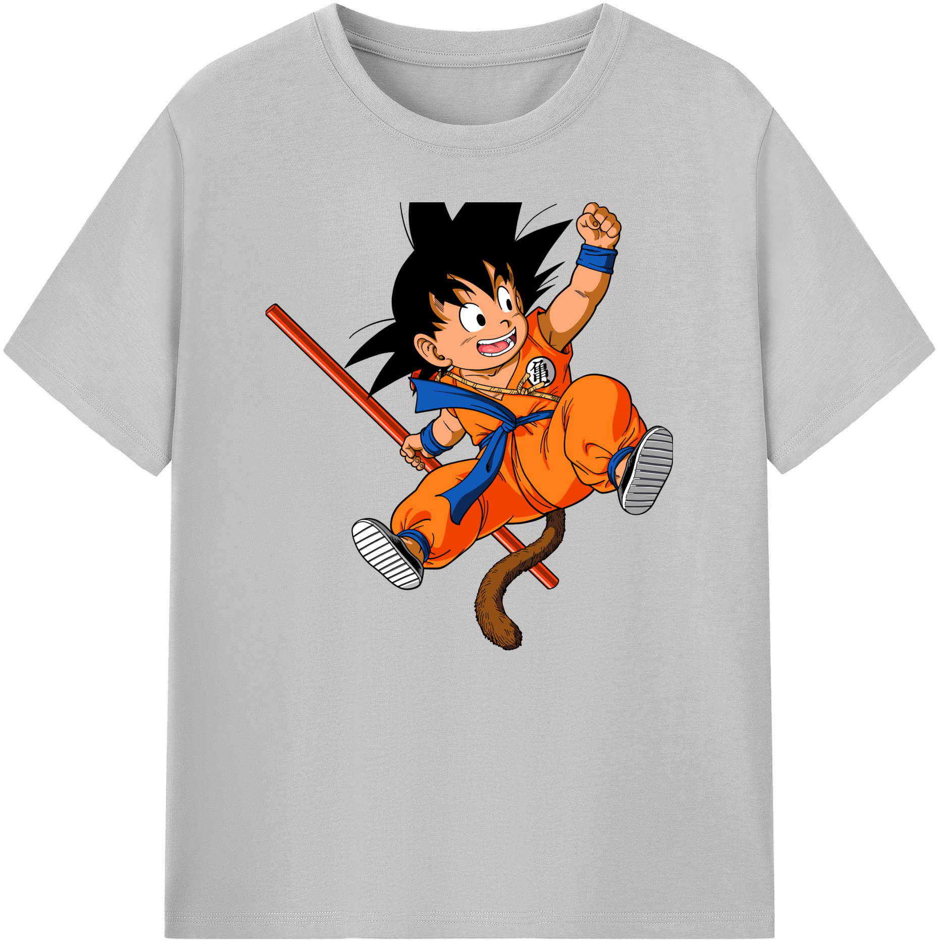（画像用） ドラゴンボール 孫悟空（そん ごくう）Son Goku カカロット DRAGON BALL Kakarotto 綿100％ メンズ半袖Tシャツ｜肌触りやわらか＆通気性