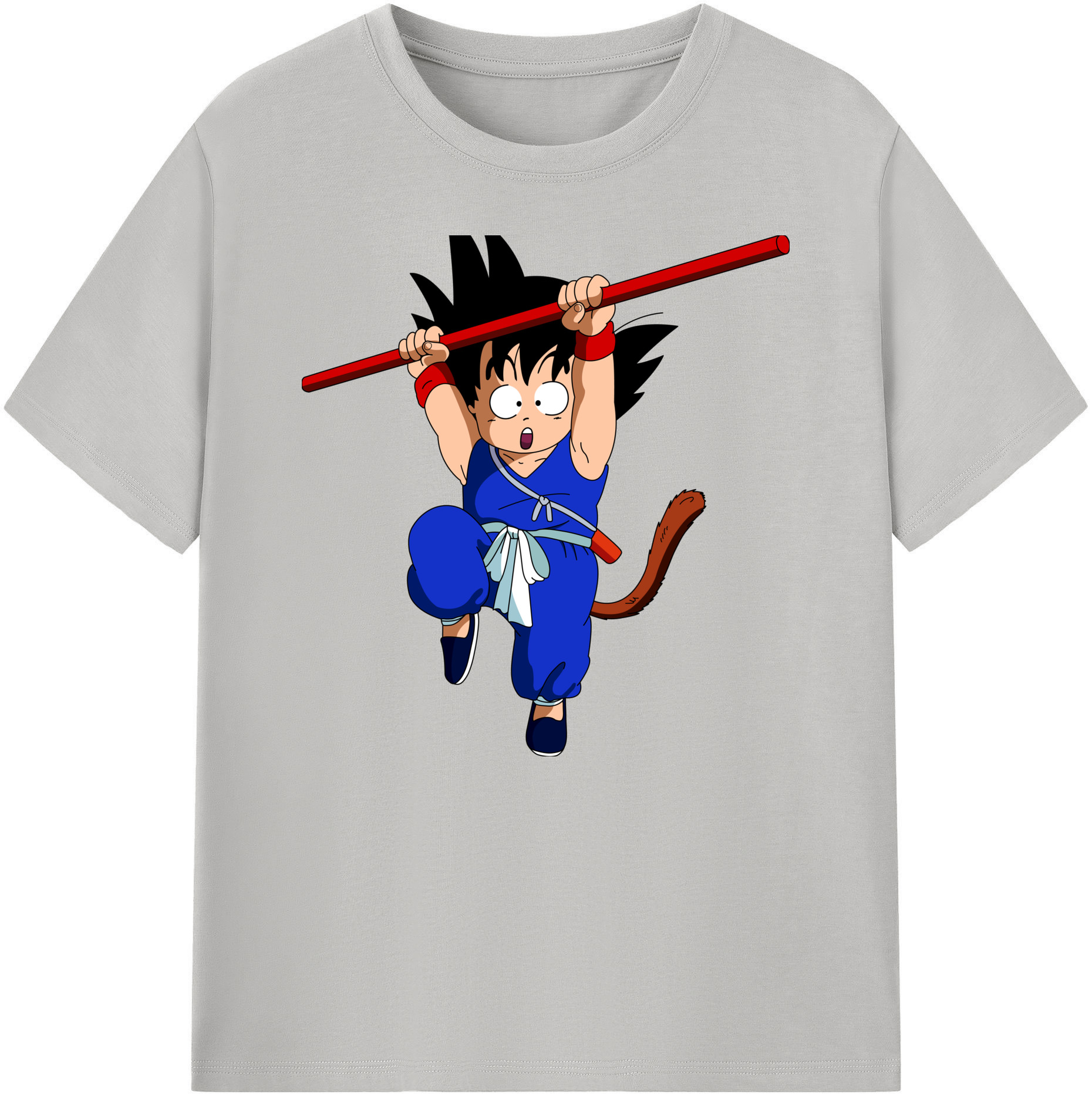 （画像用） ドラゴンボール 孫悟空（そん ごくう）Son Goku カカロット DRAGON BALL Kakarotto 綿100％ メンズ半袖Tシャツ｜肌触りやわらか＆通気性