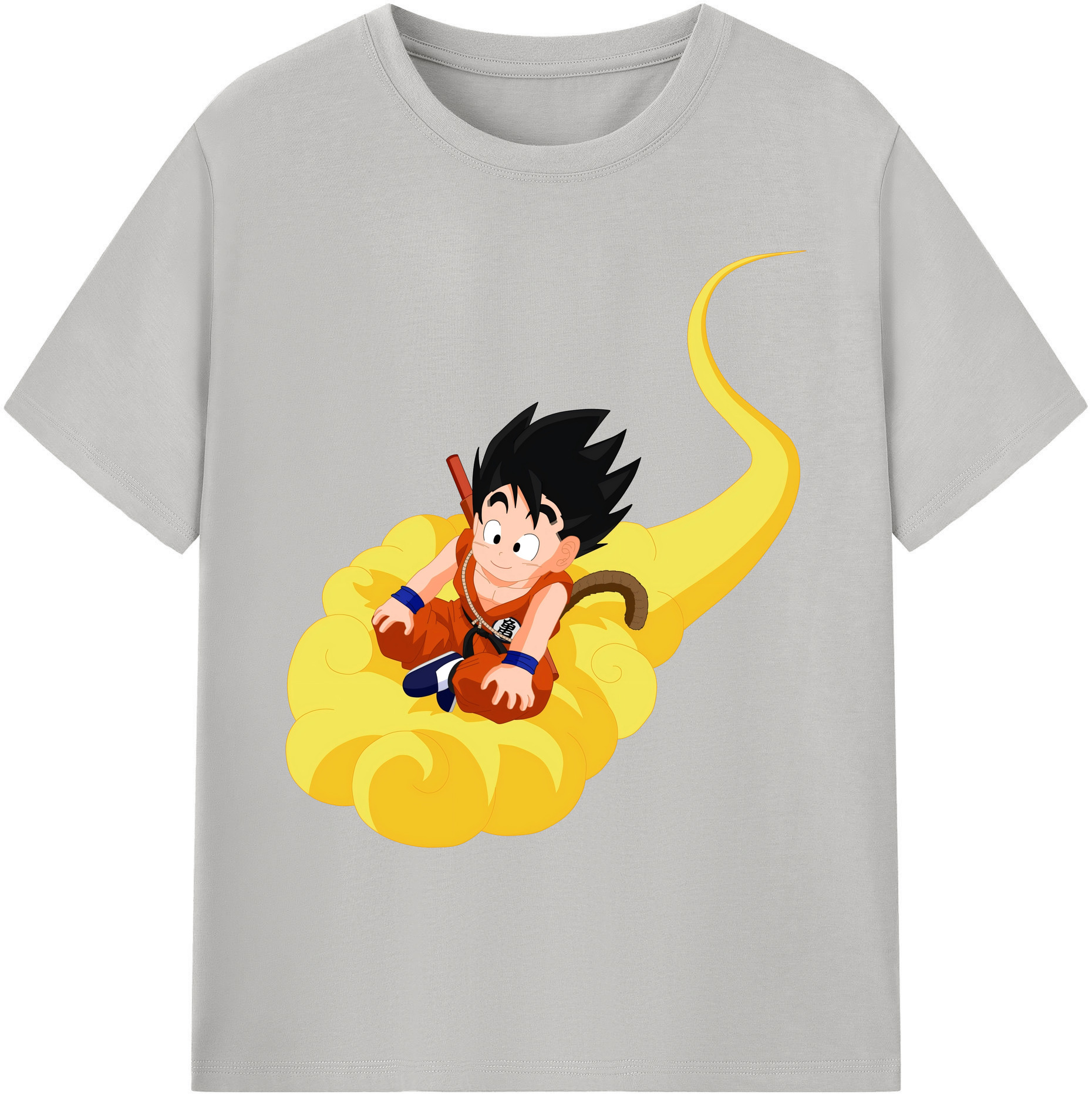 （画像用） ドラゴンボール 孫悟空（そん ごくう）Son Goku カカロット DRAGON BALL Kakarotto 綿100％ メンズ半袖Tシャツ｜肌触りやわらか＆通気性