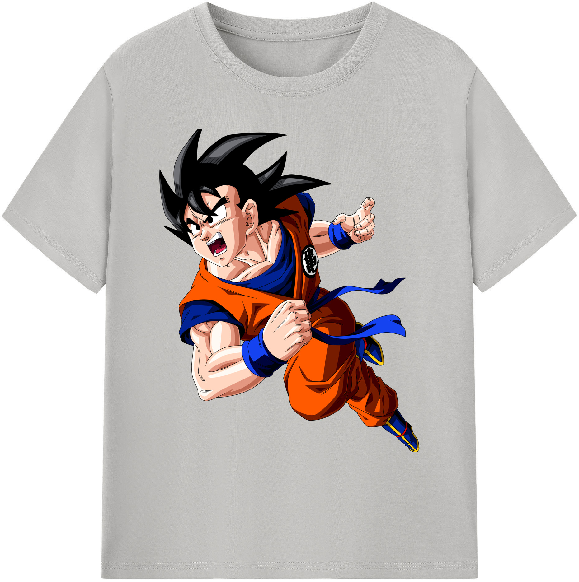 （画像用） ドラゴンボール 孫悟空（そん ごくう）Son Goku カカロット DRAGON BALL Kakarotto 綿100％ メンズ半袖Tシャツ｜肌触りやわらか＆通気性