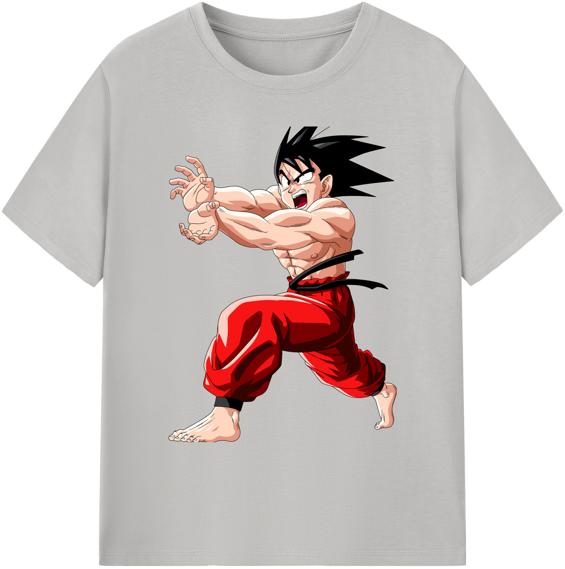 （画像用） ドラゴンボール 孫悟空（そん ごくう）Son Goku カカロット DRAGON BALL Kakarotto 綿100％ メンズ半袖Tシャツ｜肌触りやわらか＆通気性