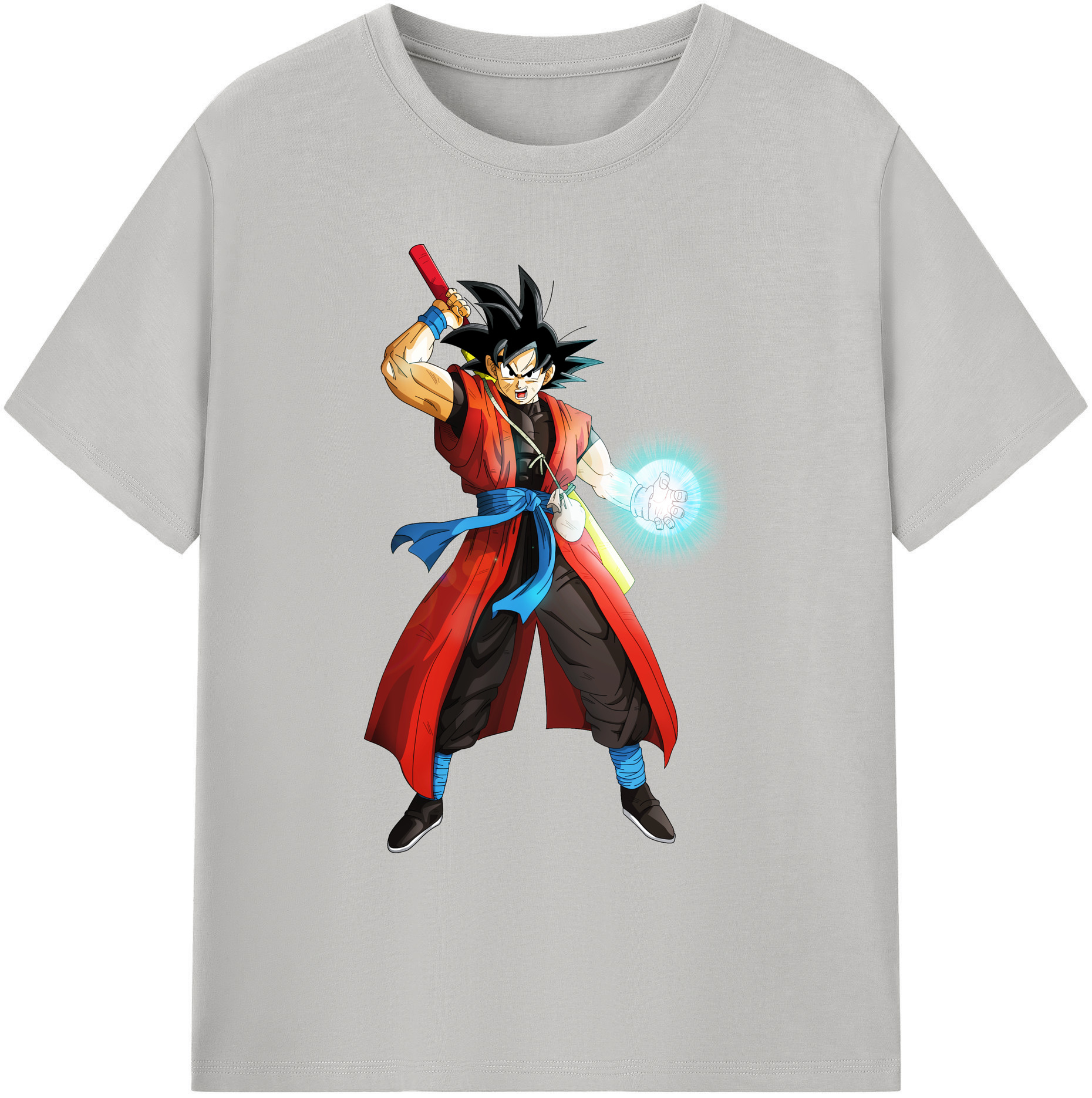 （画像用） ドラゴンボール 孫悟空（そん ごくう）Son Goku カカロット DRAGON BALL Kakarotto 綿100％ メンズ半袖Tシャツ｜肌触りやわらか＆通気性