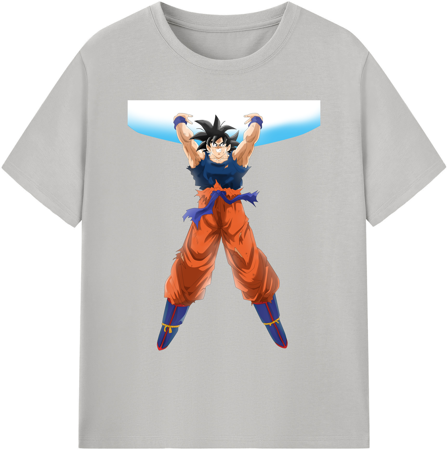 （画像用） ドラゴンボール 孫悟空（そん ごくう）Son Goku カカロット DRAGON BALL Kakarotto 綿100％ メンズ半袖Tシャツ｜肌触りやわらか＆通気性