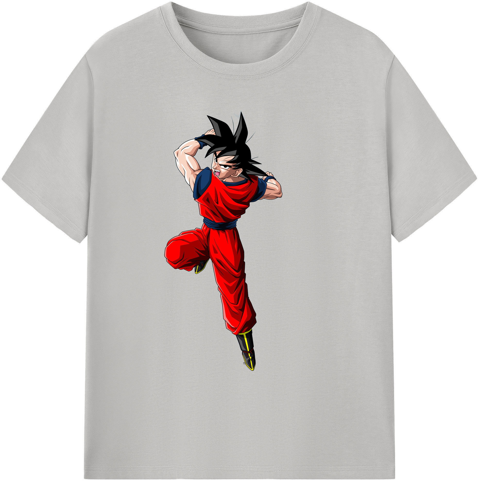 （画像用） ドラゴンボール 孫悟空（そん ごくう）Son Goku カカロット DRAGON BALL Kakarotto 綿100％ メンズ半袖Tシャツ｜肌触りやわらか＆通気性