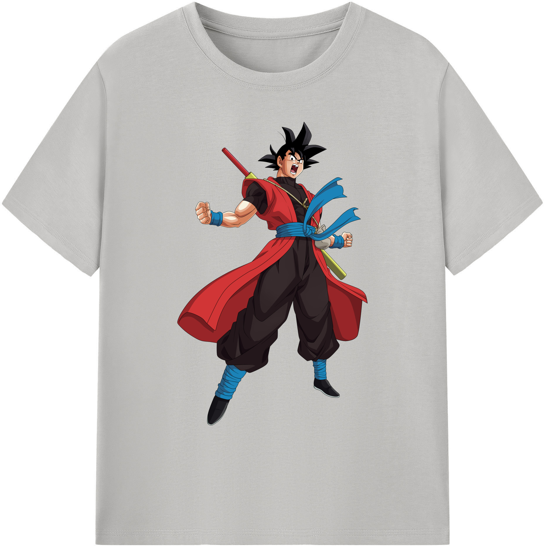 （画像用） ドラゴンボール 孫悟空（そん ごくう）Son Goku カカロット DRAGON BALL Kakarotto 綿100％ メンズ半袖Tシャツ｜肌触りやわらか＆通気性