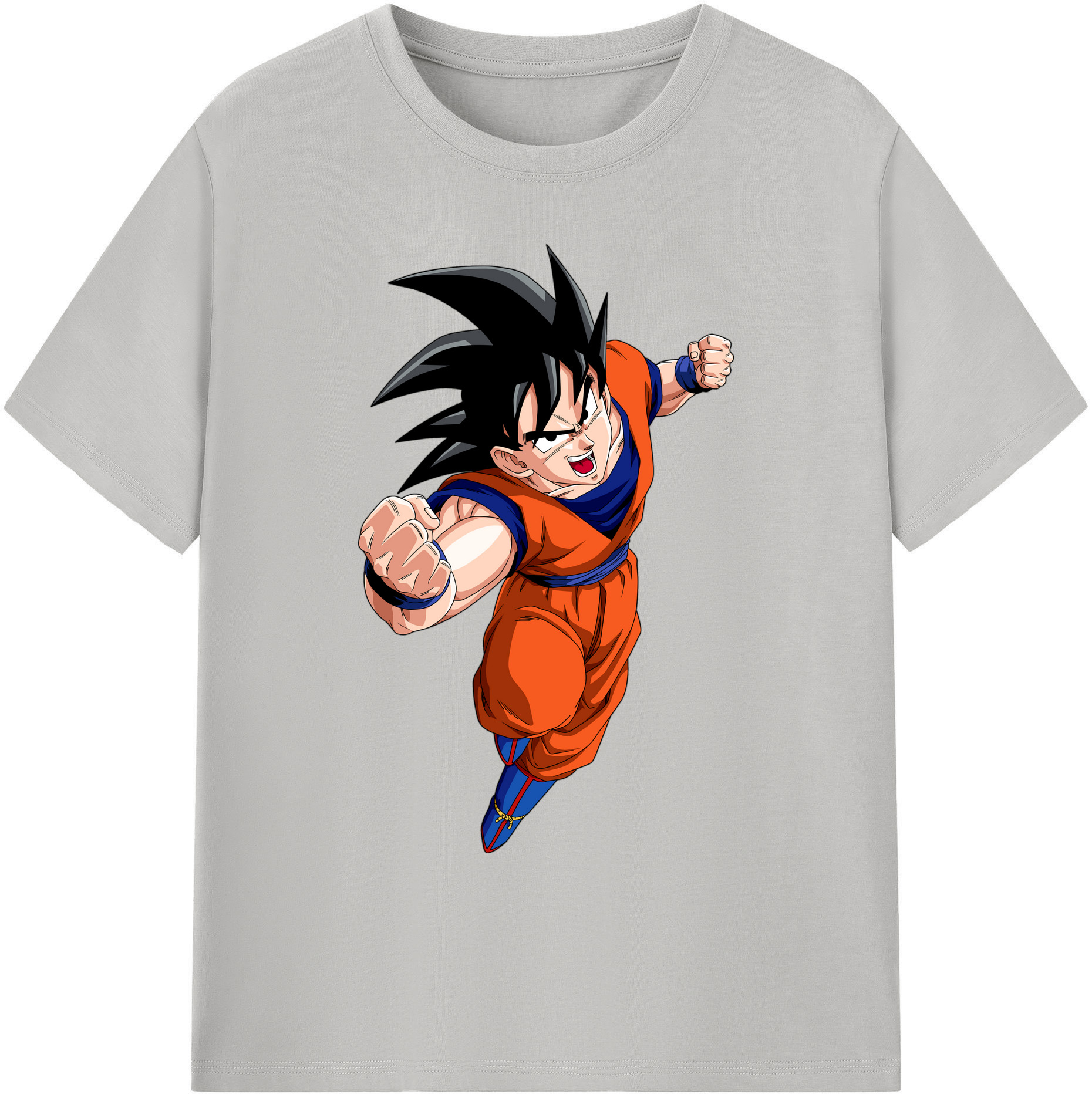 （画像用） ドラゴンボール 孫悟空（そん ごくう）Son Goku カカロット DRAGON BALL Kakarotto 綿100％ メンズ半袖Tシャツ｜肌触りやわらか＆通気性