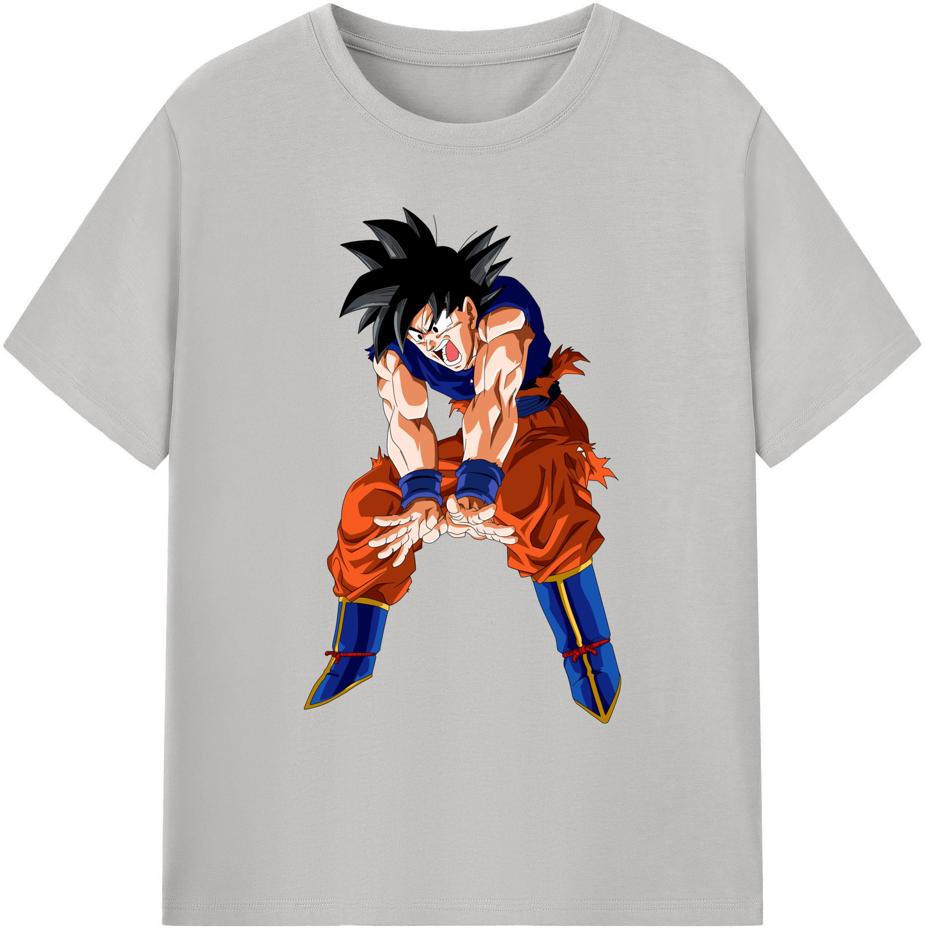 （画像用） ドラゴンボール 孫悟空（そん ごくう）Son Goku カカロット DRAGON BALL Kakarotto 綿100％ メンズ半袖Tシャツ｜肌触りやわらか＆通気性