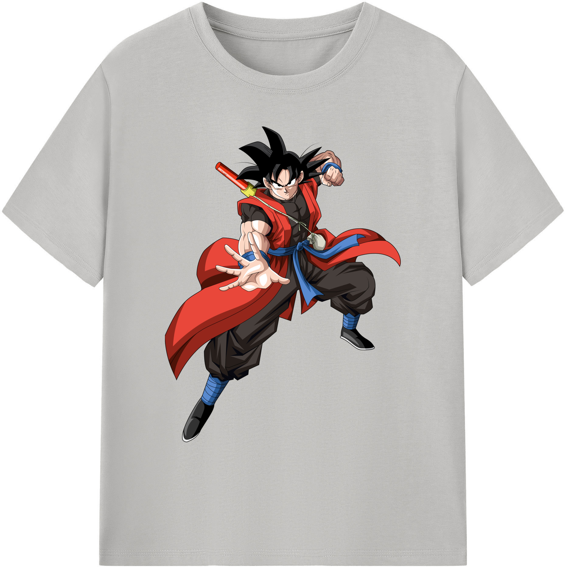 （画像用） ドラゴンボール 孫悟空（そん ごくう）Son Goku カカロット DRAGON BALL Kakarotto 綿100％ メンズ半袖Tシャツ｜肌触りやわらか＆通気性