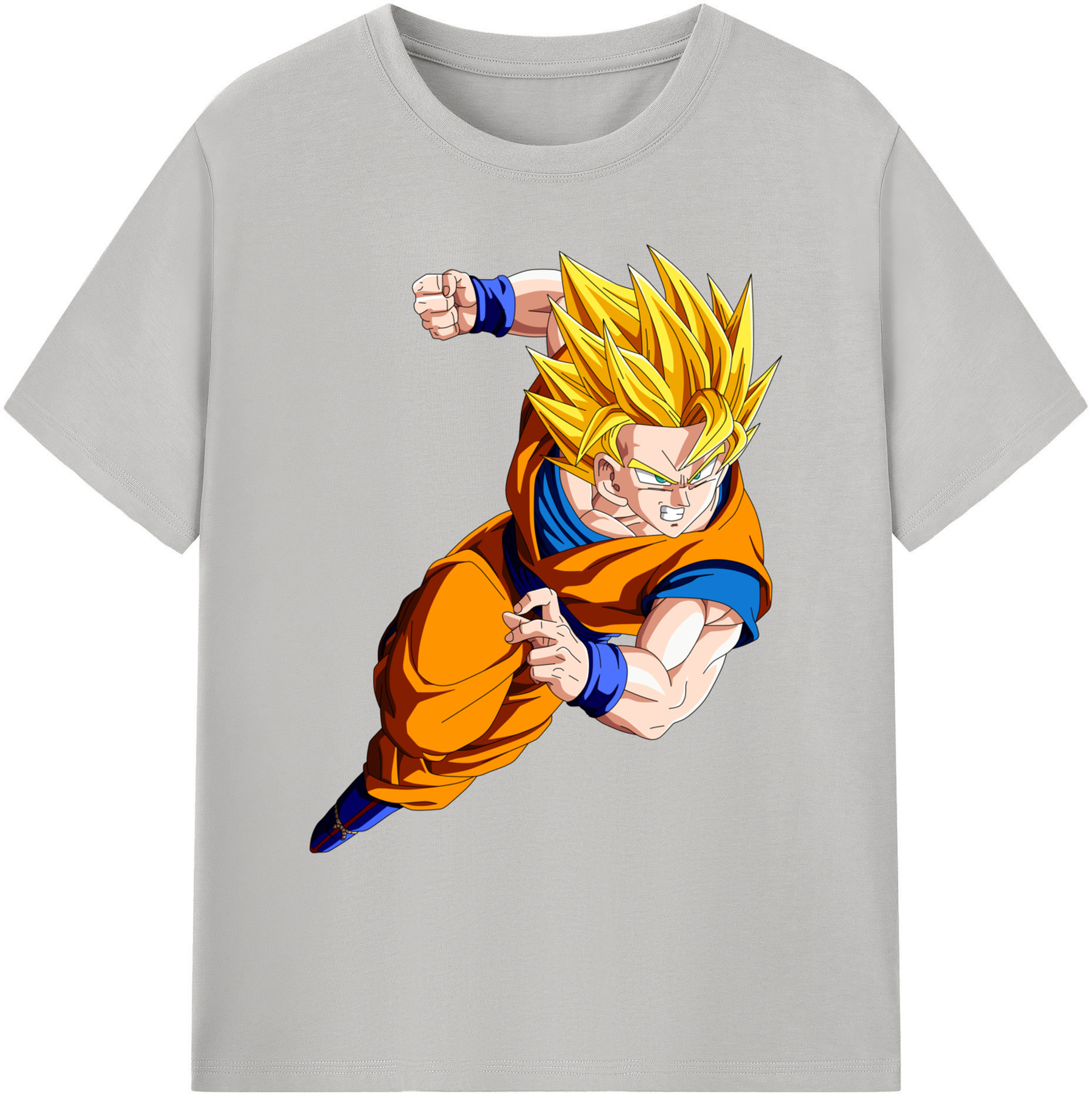 （画像用） ドラゴンボール 孫悟空（そん ごくう）Son Goku カカロット DRAGON BALL Kakarotto 綿100％ メンズ半袖Tシャツ｜肌触りやわらか＆通気性