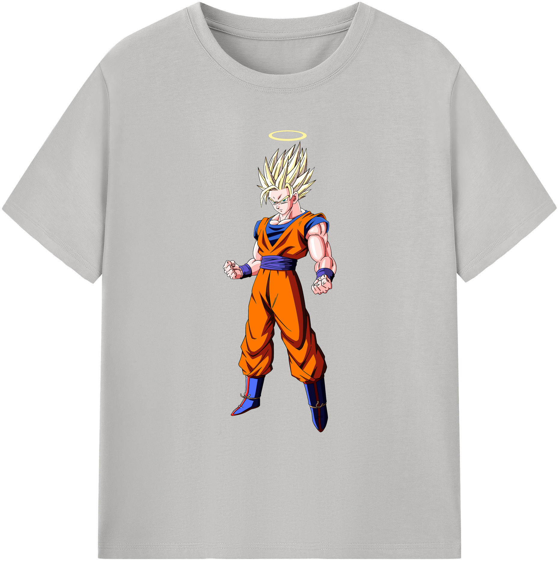 （画像用） ドラゴンボール 孫悟空（そん ごくう）Son Goku カカロット DRAGON BALL Kakarotto 綿100％ メンズ半袖Tシャツ｜肌触りやわらか＆通気性