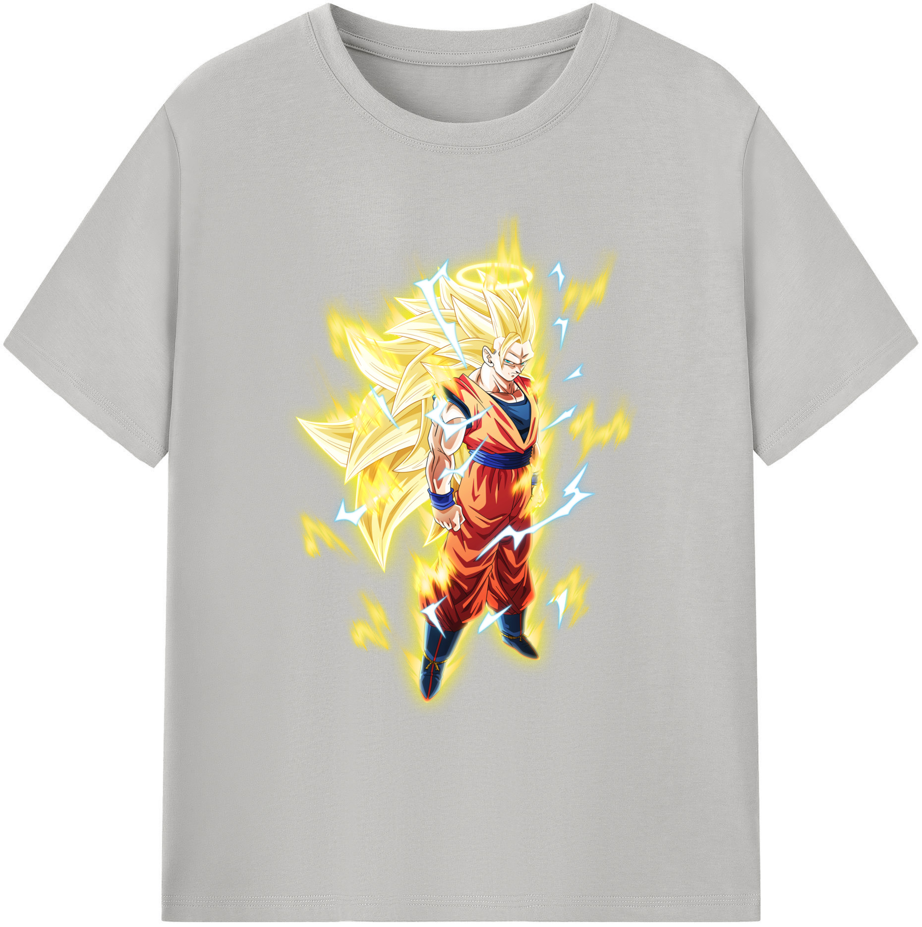 （画像用） ドラゴンボール 孫悟空（そん ごくう）Son Goku カカロット DRAGON BALL Kakarotto 綿100％ メンズ半袖Tシャツ｜肌触りやわらか＆通気性