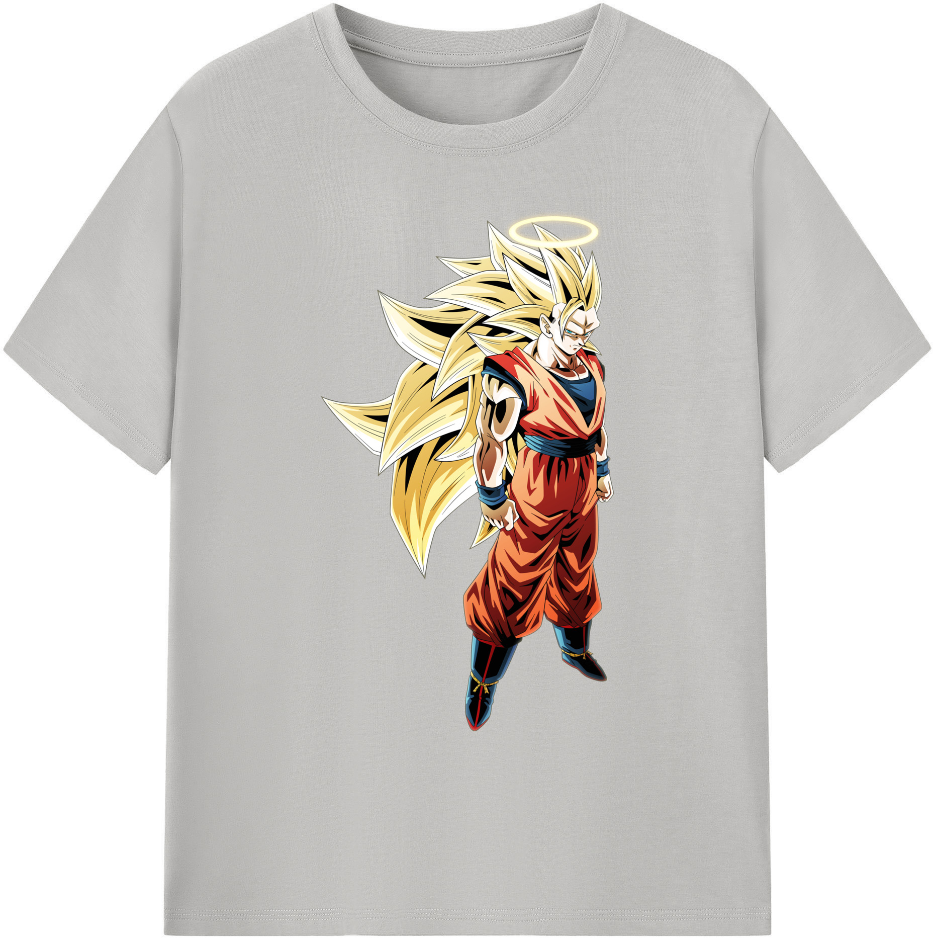 （画像用） ドラゴンボール 孫悟空（そん ごくう）Son Goku カカロット DRAGON BALL Kakarotto 綿100％ メンズ半袖Tシャツ｜肌触りやわらか＆通気性