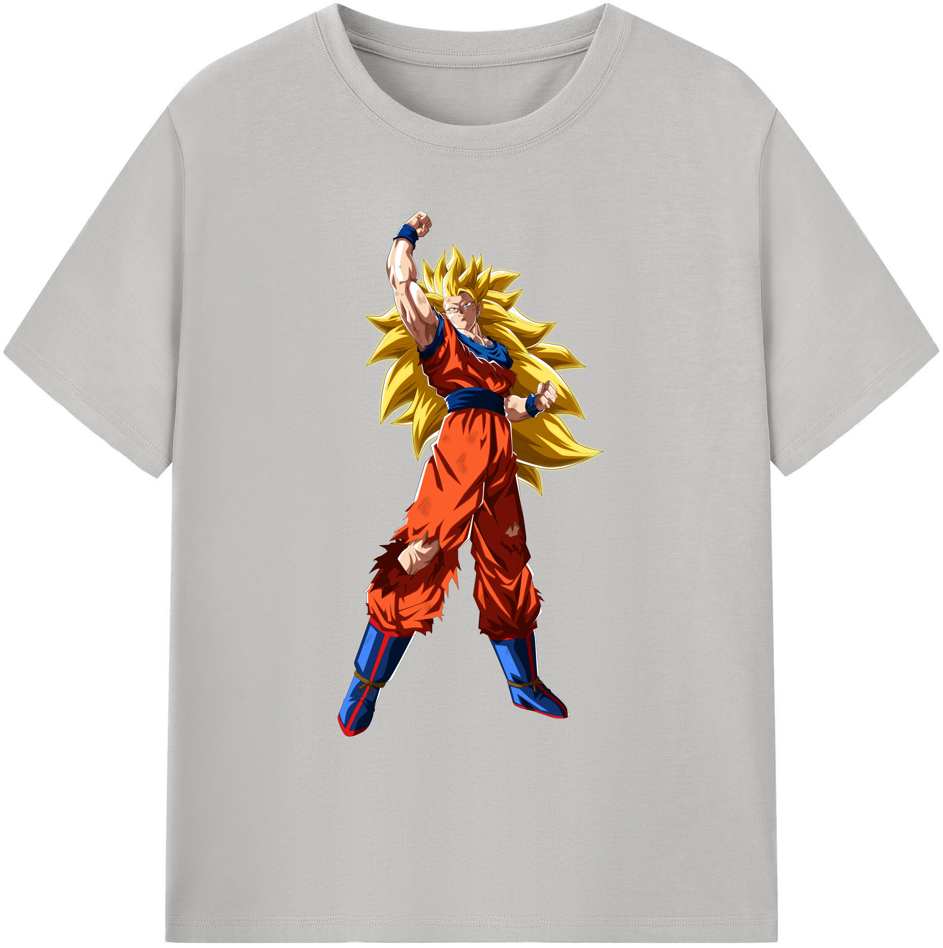 （画像用） ドラゴンボール 孫悟空（そん ごくう）Son Goku カカロット DRAGON BALL Kakarotto 綿100％ メンズ半袖Tシャツ｜肌触りやわらか＆通気性