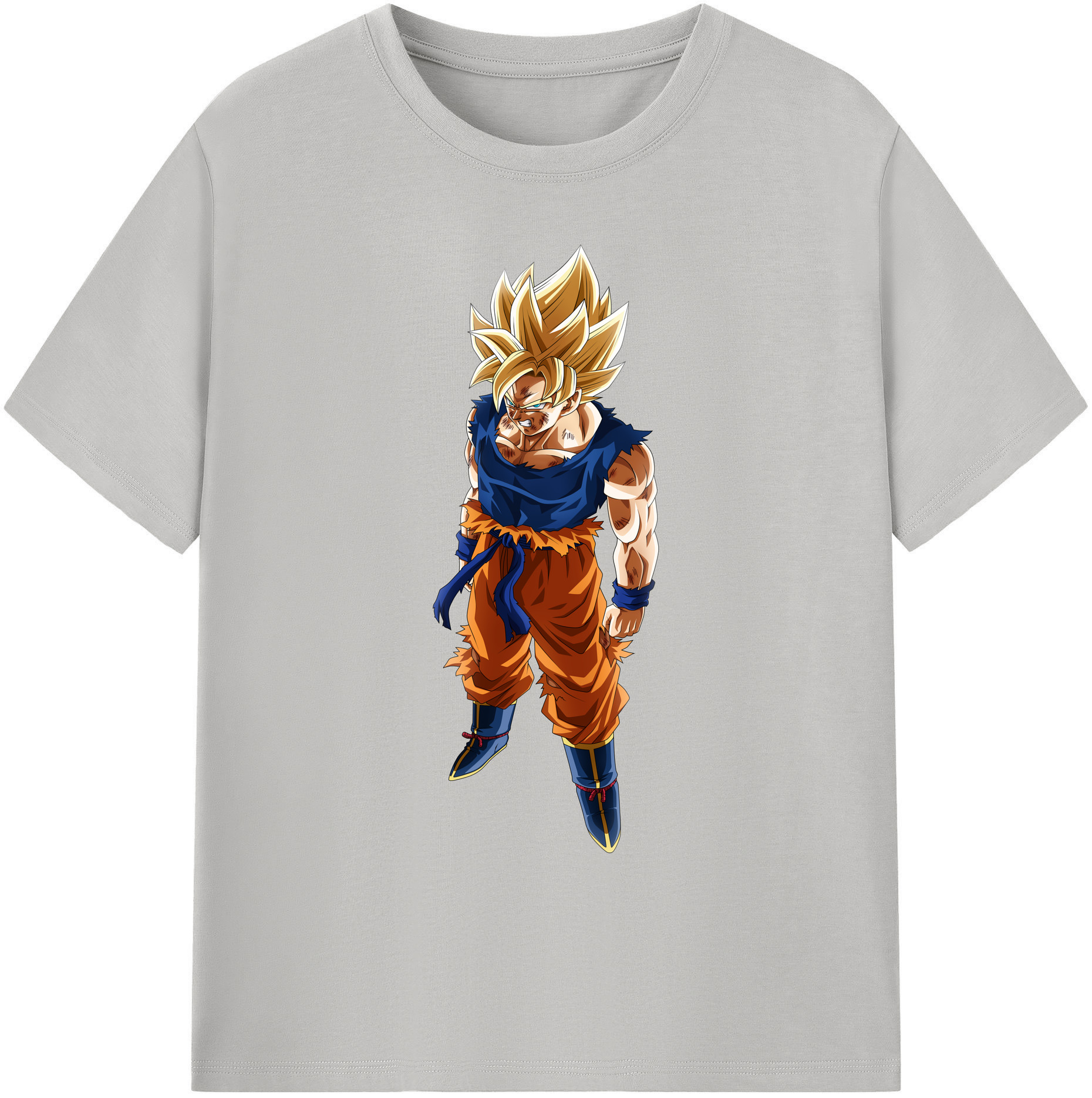（画像用） ドラゴンボール 孫悟空（そん ごくう）Son Goku カカロット DRAGON BALL Kakarotto 綿100％ メンズ半袖Tシャツ｜肌触りやわらか＆通気性