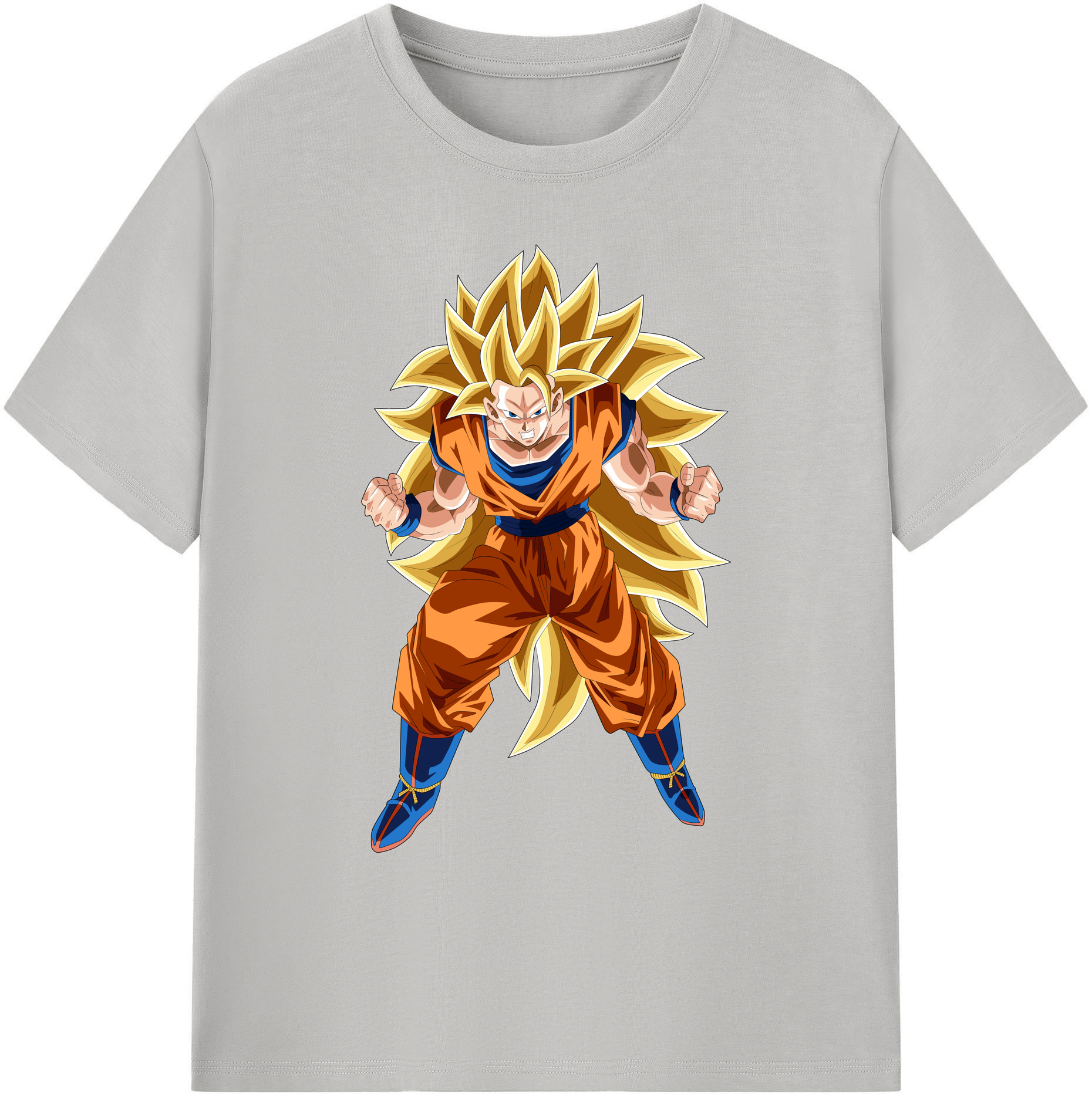 （画像用） ドラゴンボール 孫悟空（そん ごくう）Son Goku カカロット DRAGON BALL Kakarotto 綿100％ メンズ半袖Tシャツ｜肌触りやわらか＆通気性