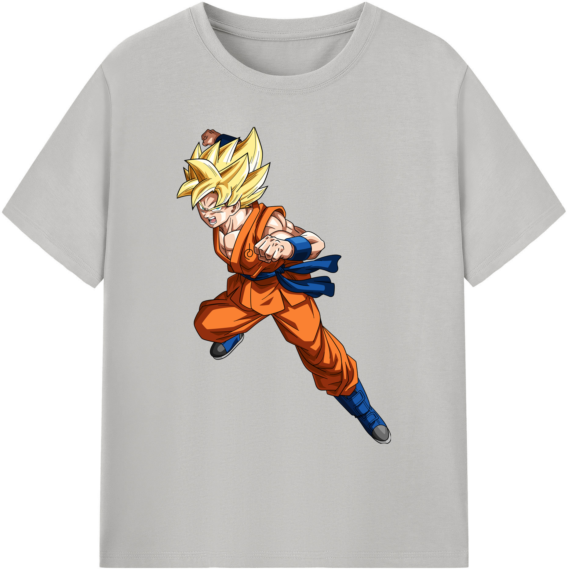（画像用） ドラゴンボール 孫悟空（そん ごくう）Son Goku カカロット DRAGON BALL Kakarotto 綿100％ メンズ半袖Tシャツ｜肌触りやわらか＆通気性