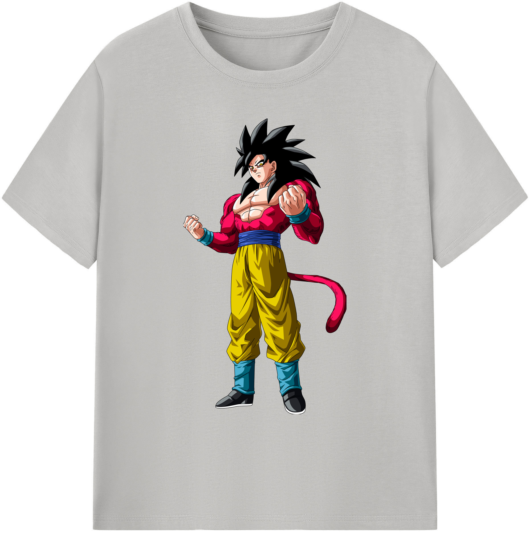 （画像用） ドラゴンボール 孫悟空（そん ごくう）Son Goku カカロット DRAGON BALL Kakarotto 綿100％ メンズ半袖Tシャツ｜肌触りやわらか＆通気性