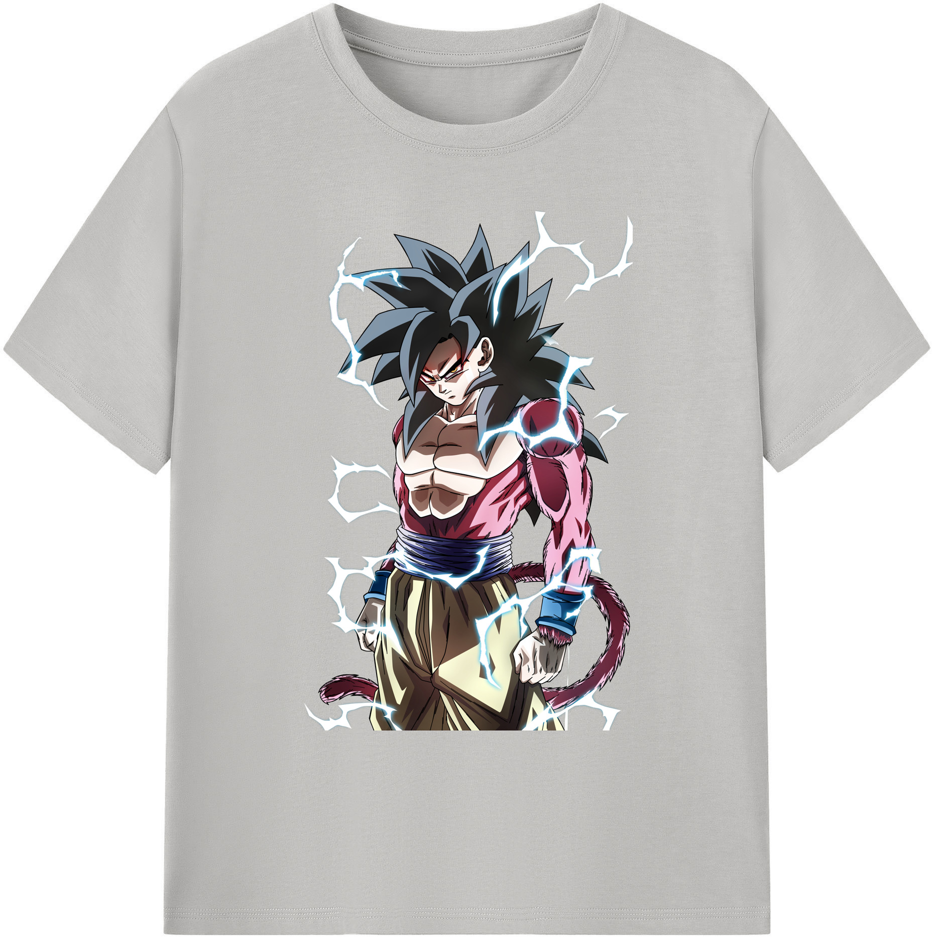 （画像用） ドラゴンボール 孫悟空（そん ごくう）Son Goku カカロット DRAGON BALL Kakarotto 綿100％ メンズ半袖Tシャツ｜肌触りやわらか＆通気性