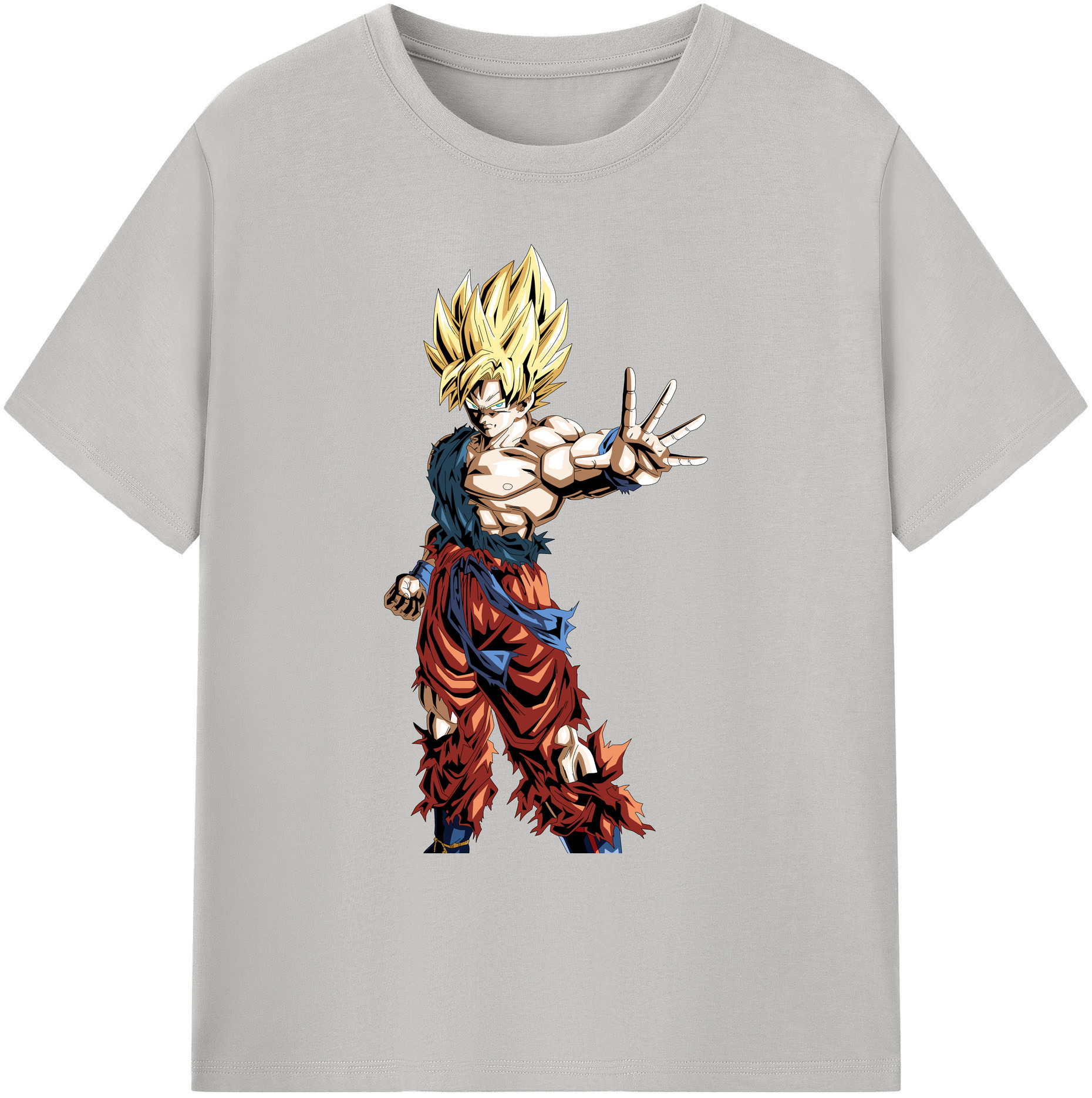 （画像用） ドラゴンボール 孫悟空（そん ごくう）Son Goku カカロット DRAGON BALL Kakarotto 綿100％ メンズ半袖Tシャツ｜肌触りやわらか＆通気性