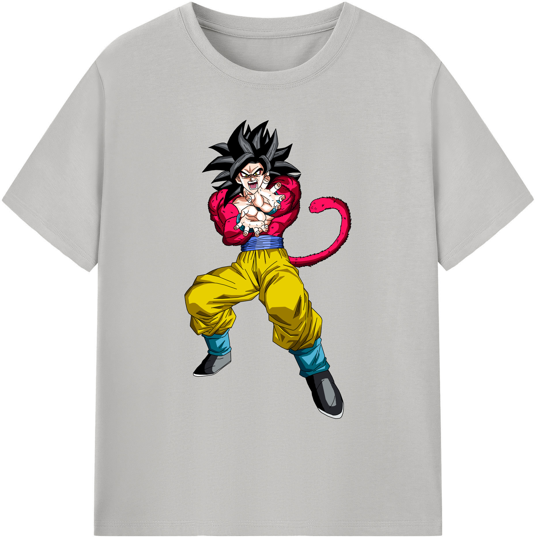 （画像用） ドラゴンボール 孫悟空（そん ごくう）Son Goku カカロット DRAGON BALL Kakarotto 綿100％ メンズ半袖Tシャツ｜肌触りやわらか＆通気性