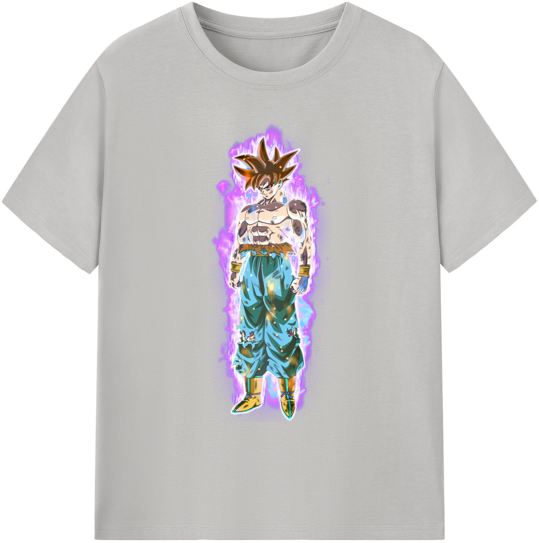 （画像用） ドラゴンボール 孫悟空（そん ごくう）Son Goku カカロット DRAGON BALL Kakarotto 綿100％ メンズ半袖Tシャツ｜肌触りやわらか＆通気性