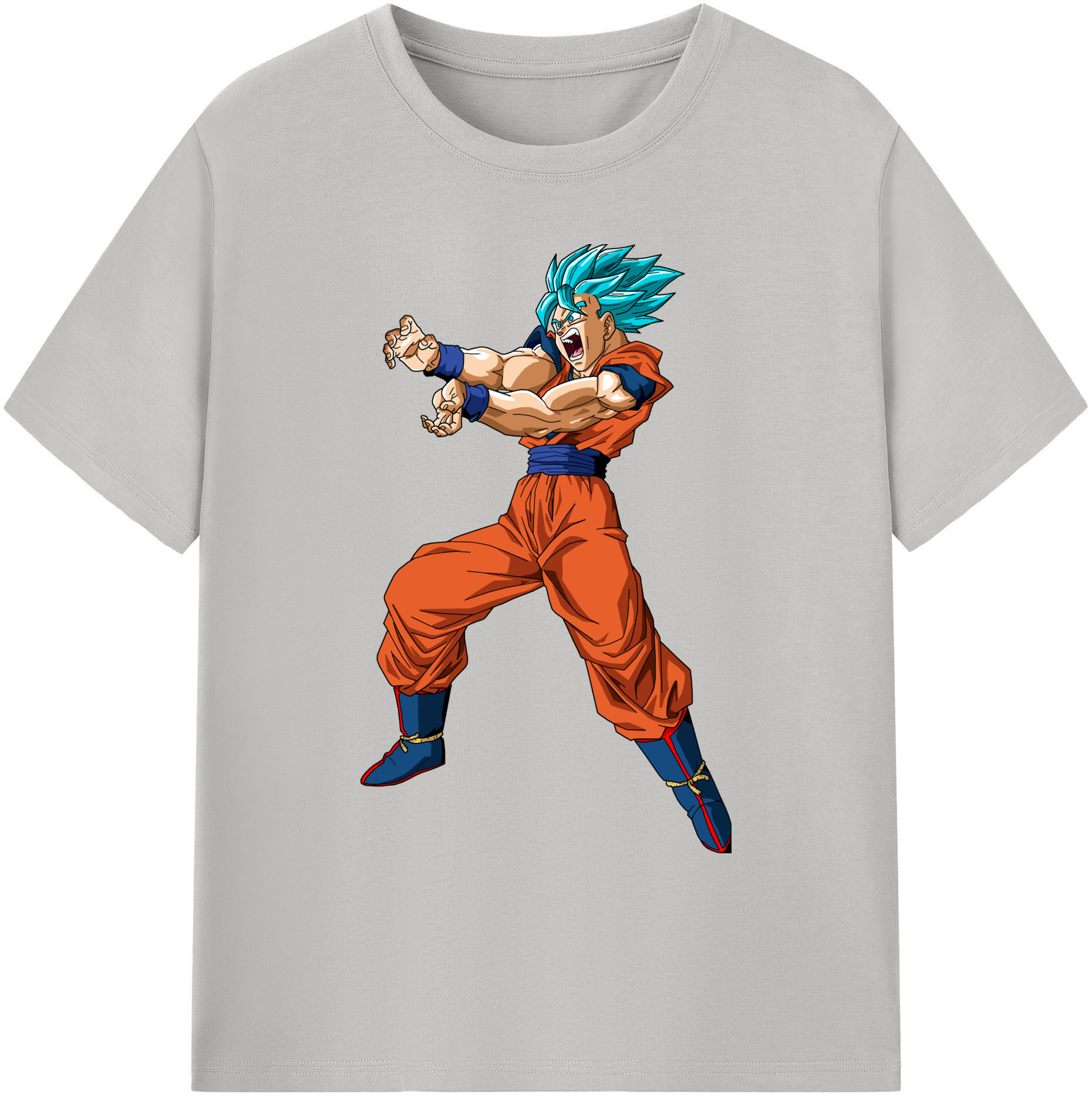 （画像用） ドラゴンボール 孫悟空（そん ごくう）Son Goku カカロット DRAGON BALL Kakarotto 綿100％ メンズ半袖Tシャツ｜肌触りやわらか＆通気性