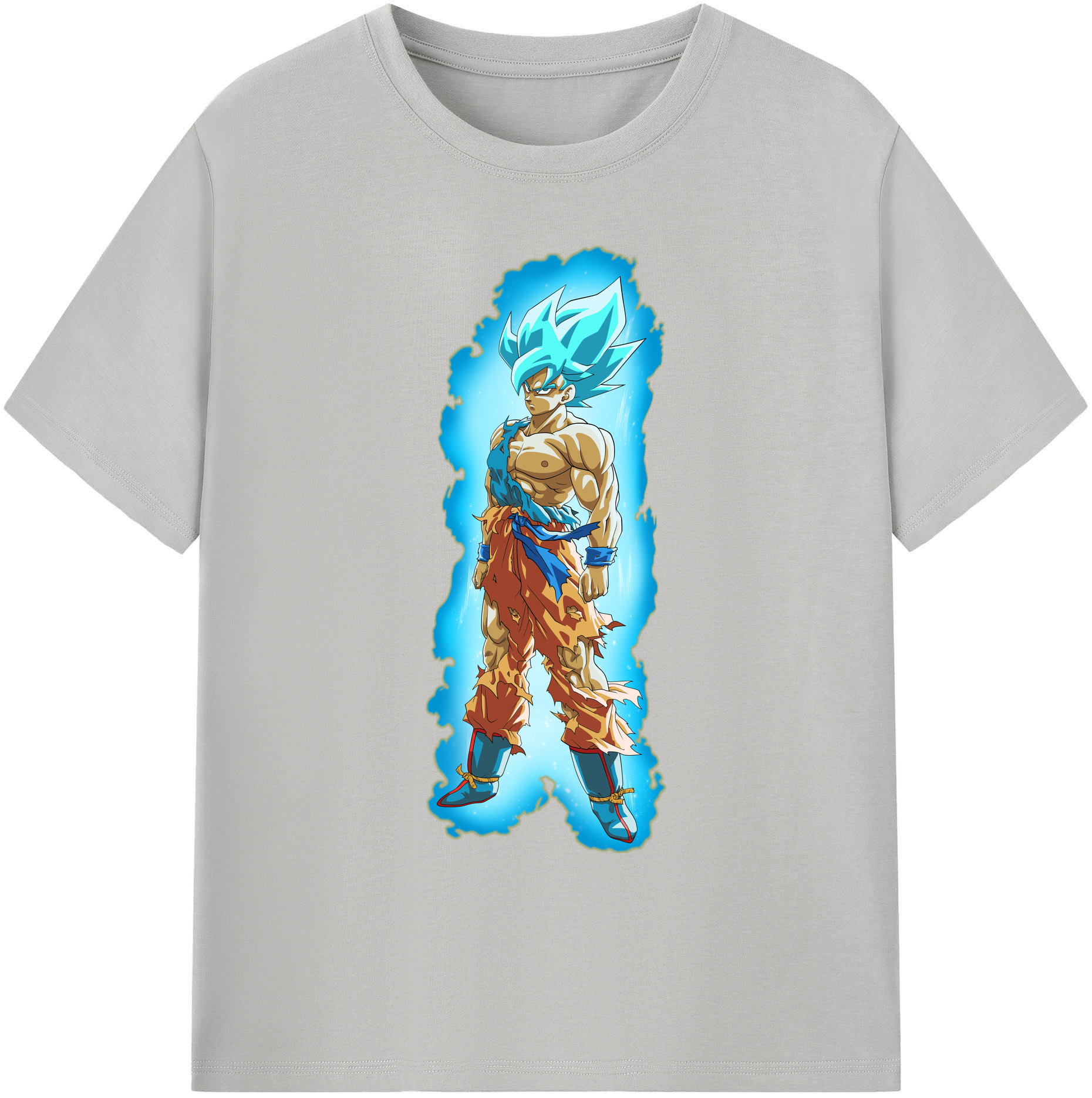（画像用） ドラゴンボール 孫悟空（そん ごくう）Son Goku カカロット DRAGON BALL Kakarotto 綿100％ メンズ半袖Tシャツ｜肌触りやわらか＆通気性