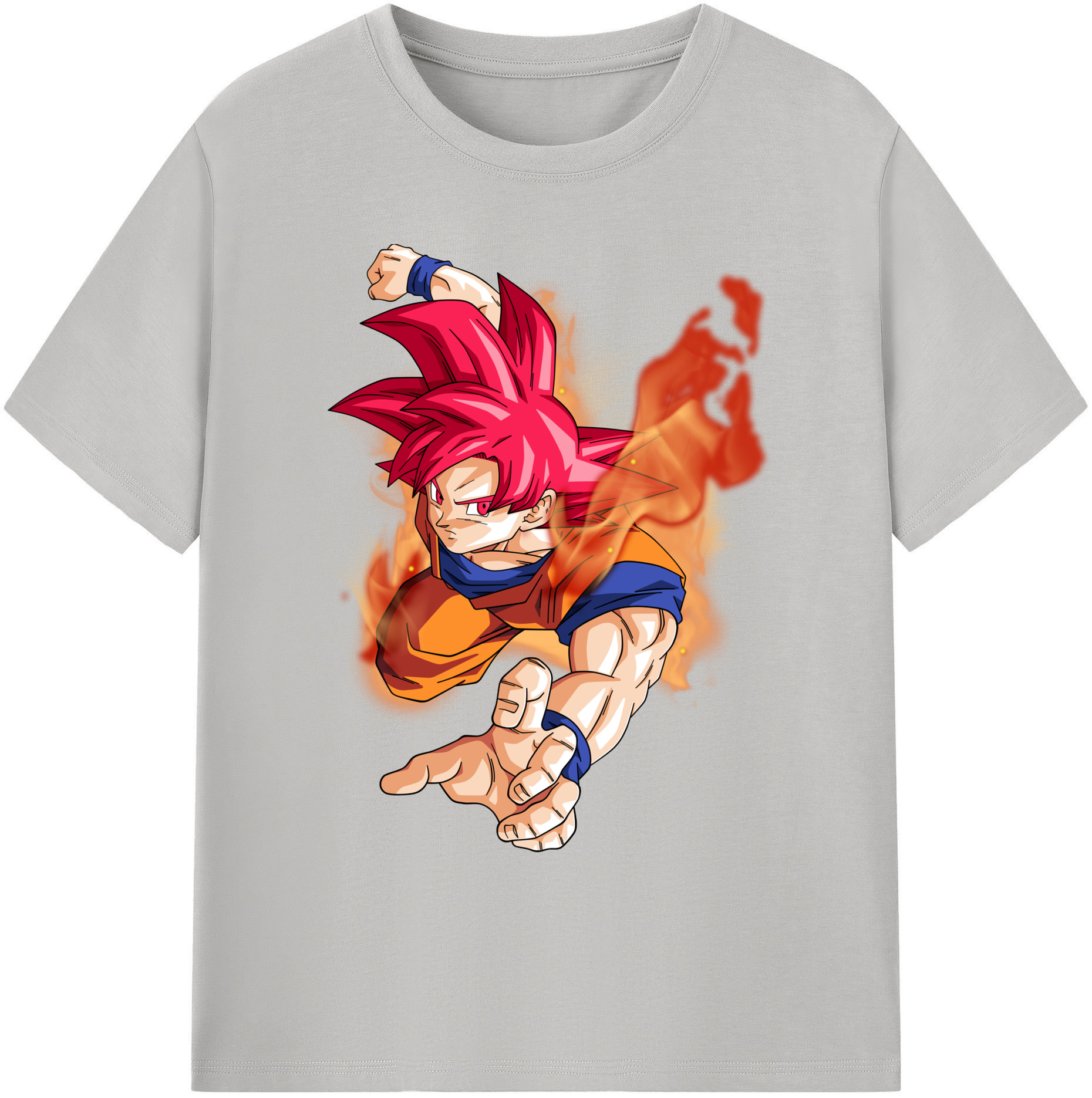 （画像用） ドラゴンボール 孫悟空（そん ごくう）Son Goku カカロット DRAGON BALL Kakarotto 綿100％ メンズ半袖Tシャツ｜肌触りやわらか＆通気性