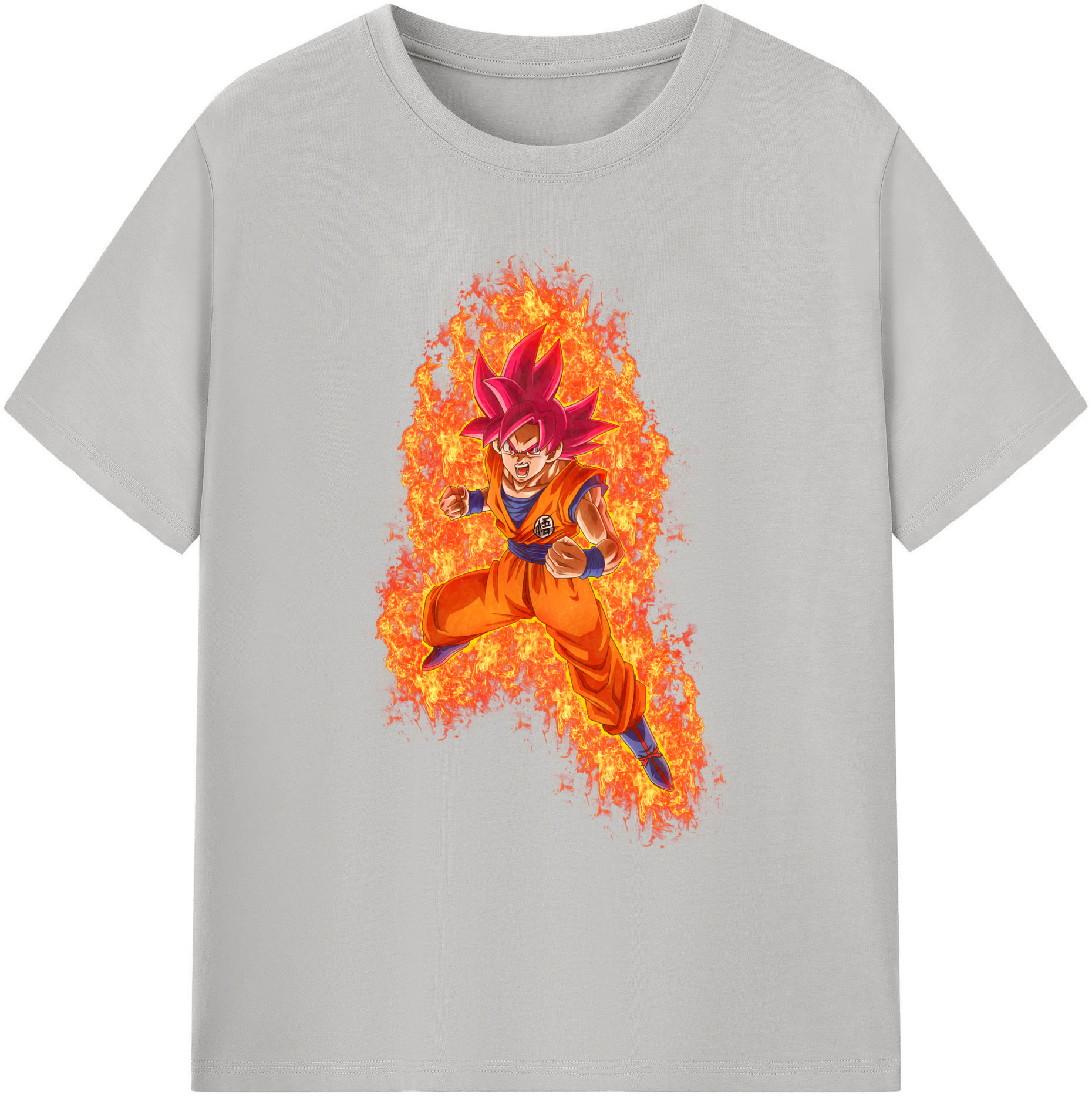 （画像用） ドラゴンボール 孫悟空（そん ごくう）Son Goku カカロット DRAGON BALL Kakarotto 綿100％ メンズ半袖Tシャツ｜肌触りやわらか＆通気性