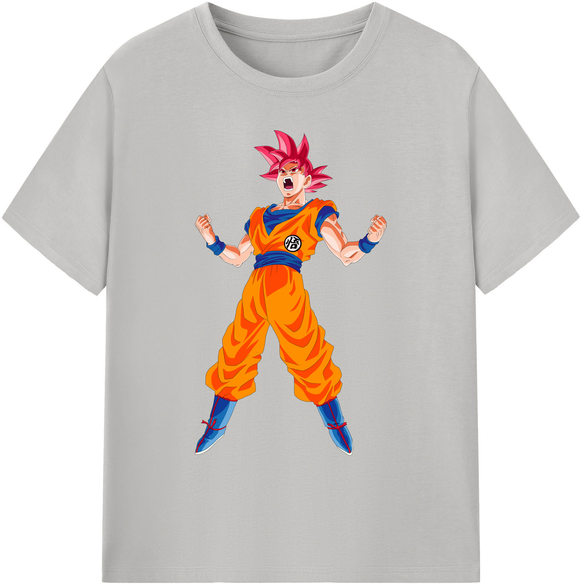 （画像用） ドラゴンボール 孫悟空（そん ごくう）Son Goku カカロット DRAGON BALL Kakarotto 綿100％ メンズ半袖Tシャツ｜肌触りやわらか＆通気性