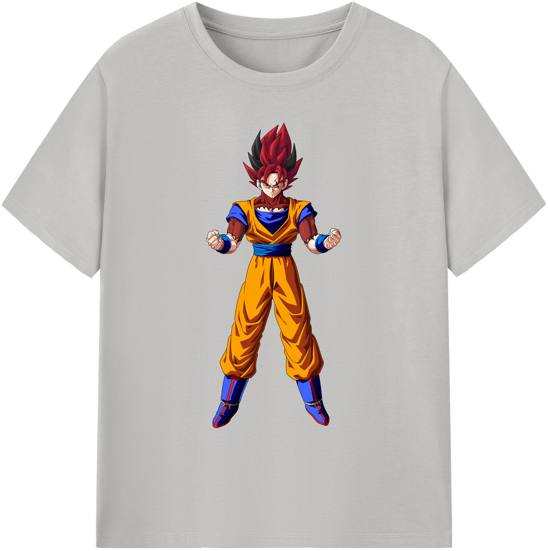 （画像用） ドラゴンボール 孫悟空（そん ごくう）Son Goku カカロット DRAGON BALL Kakarotto 綿100％ メンズ半袖Tシャツ｜肌触りやわらか＆通気性