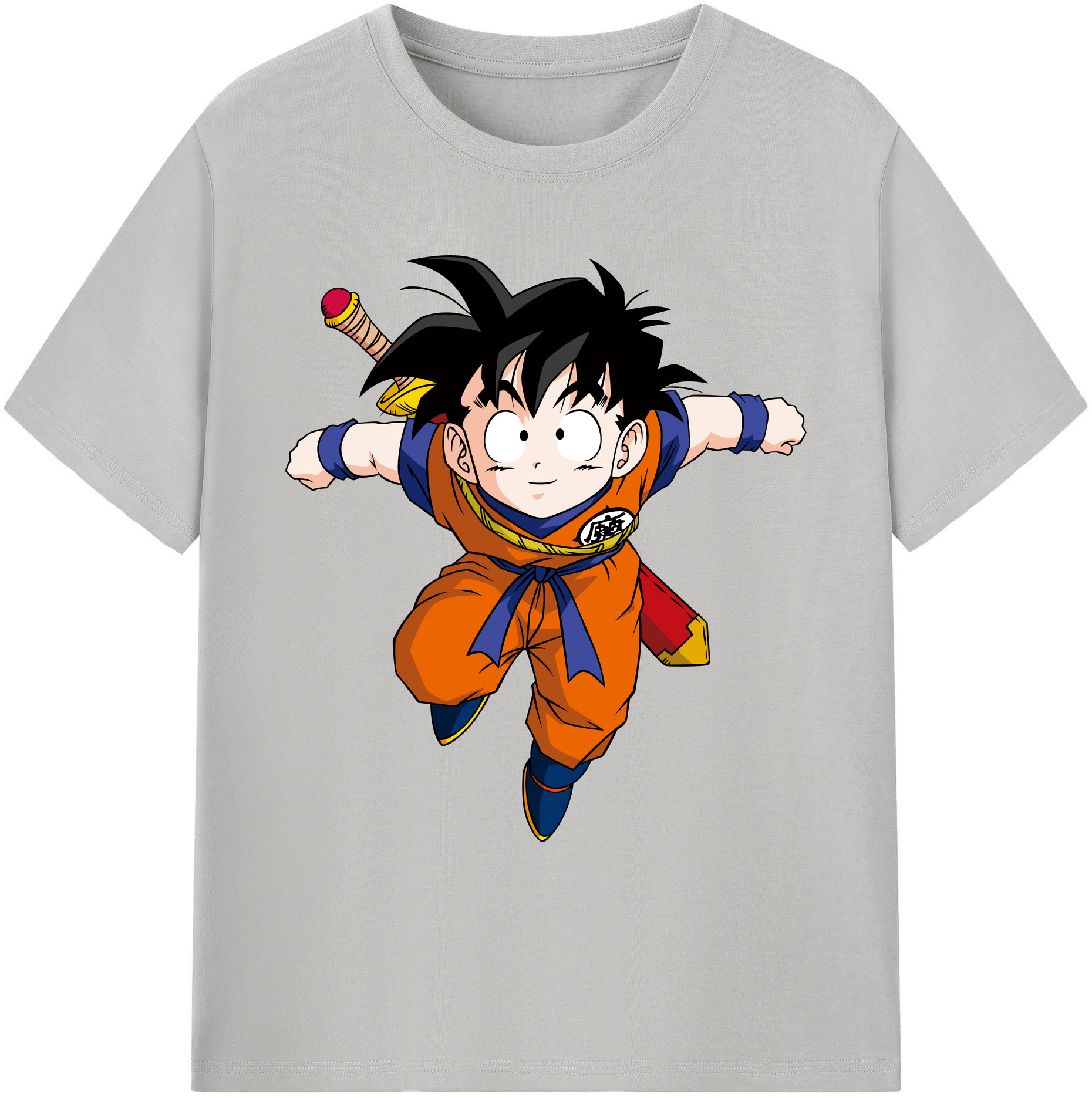 （画像用） ドラゴンボール 孫悟空（そん ごくう）Son Goku カカロット DRAGON BALL Kakarotto 綿100％ メンズ半袖Tシャツ｜肌触りやわらか＆通気性