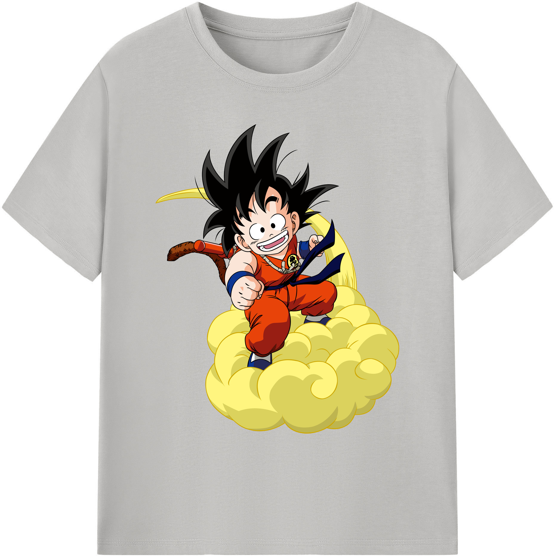 （画像用） ドラゴンボール 孫悟空（そん ごくう）Son Goku カカロット DRAGON BALL Kakarotto 綿100％ メンズ半袖Tシャツ｜肌触りやわらか＆通気性