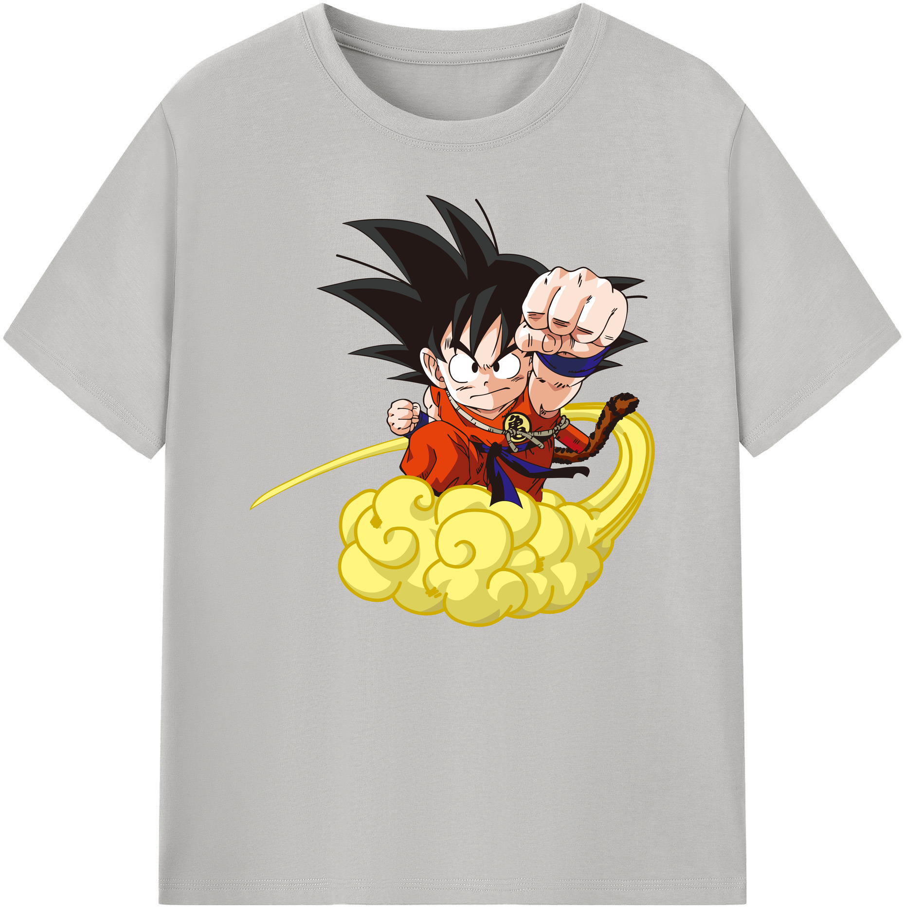 （画像用） ドラゴンボール 孫悟空（そん ごくう）Son Goku カカロット DRAGON BALL Kakarotto 綿100％ メンズ半袖Tシャツ｜肌触りやわらか＆通気性