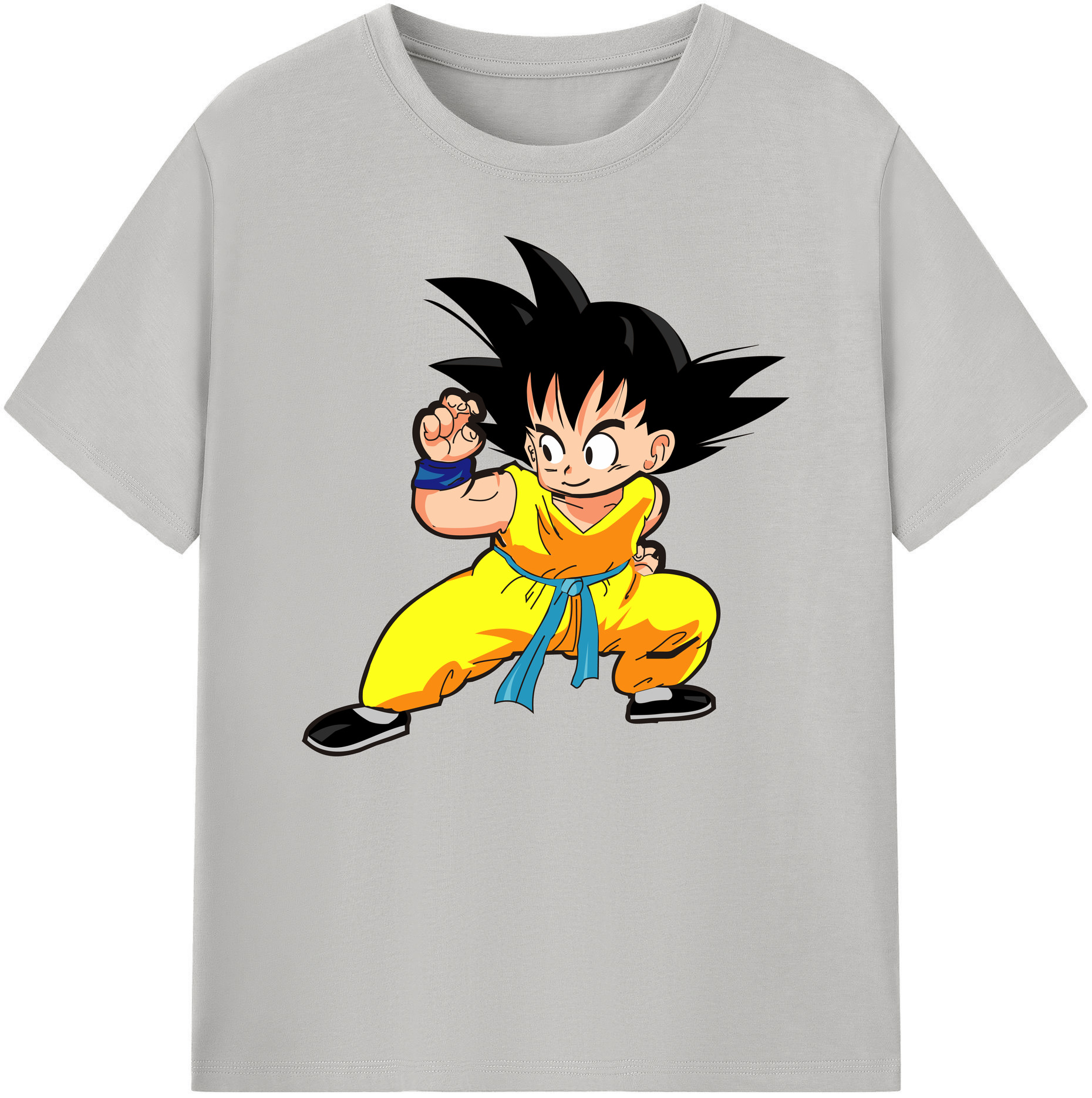 （画像用） ドラゴンボール 孫悟空（そん ごくう）Son Goku カカロット DRAGON BALL Kakarotto 綿100％ メンズ半袖Tシャツ｜肌触りやわらか＆通気性
