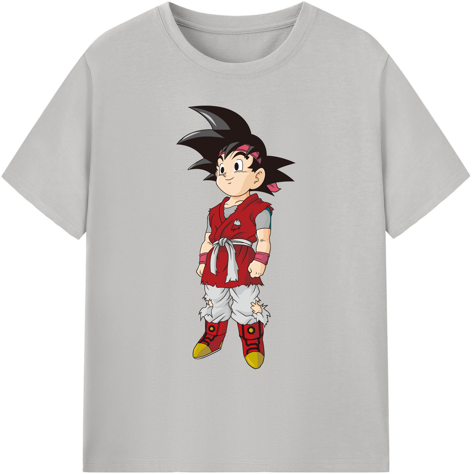 （画像用） ドラゴンボール 孫悟空（そん ごくう）Son Goku カカロット DRAGON BALL Kakarotto 綿100％ メンズ半袖Tシャツ｜肌触りやわらか＆通気性